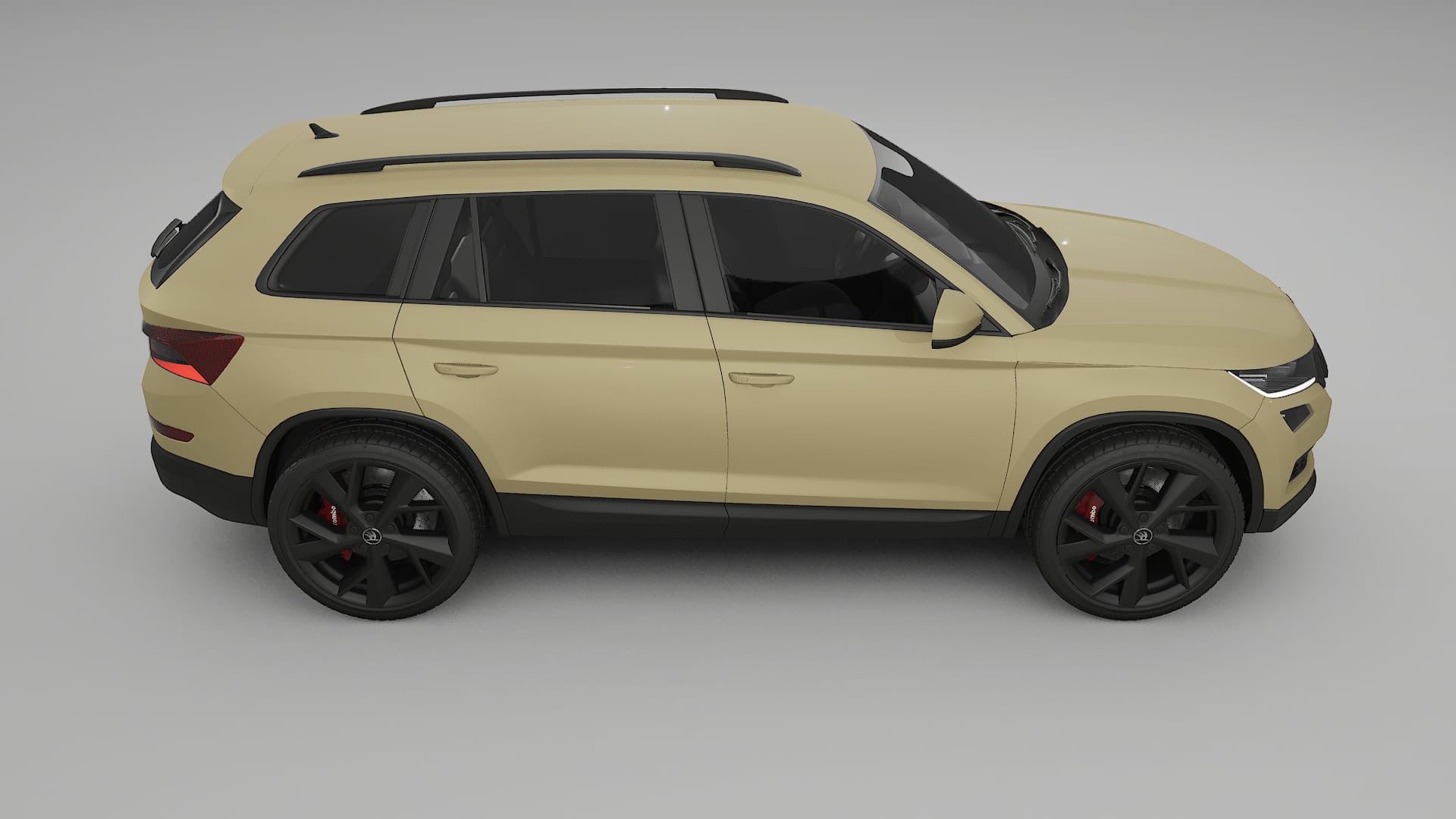 Škoda Kodiaq NS7 TPU Lackskyddsfilm | SAND Färgskiftande PPF – Komplett Förskuret Kit