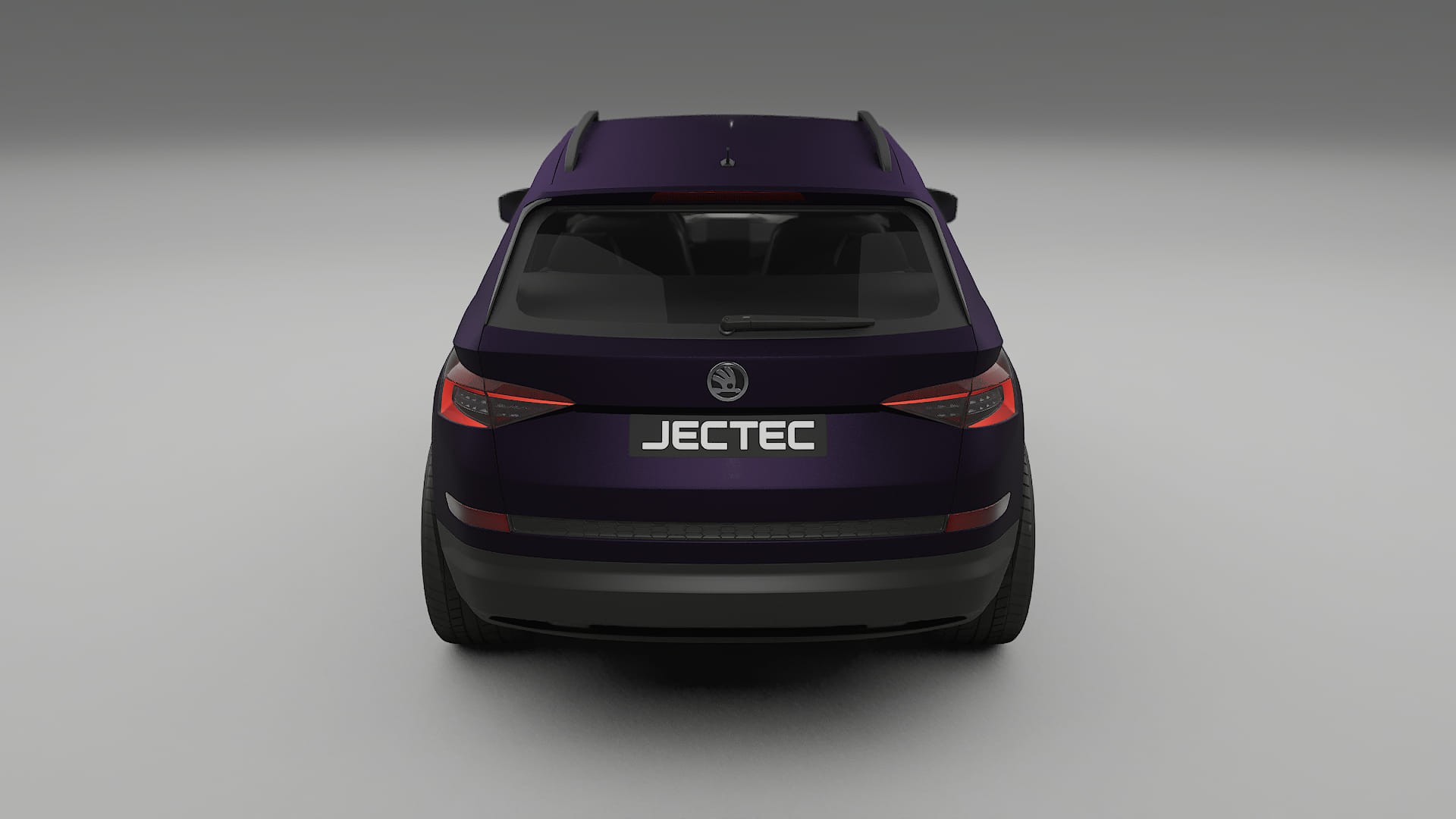 Škoda Kodiaq NS7 TPU Lackskyddsfilm | VIOLET Färgskiftande PPF – Komplett Förskuret Kit