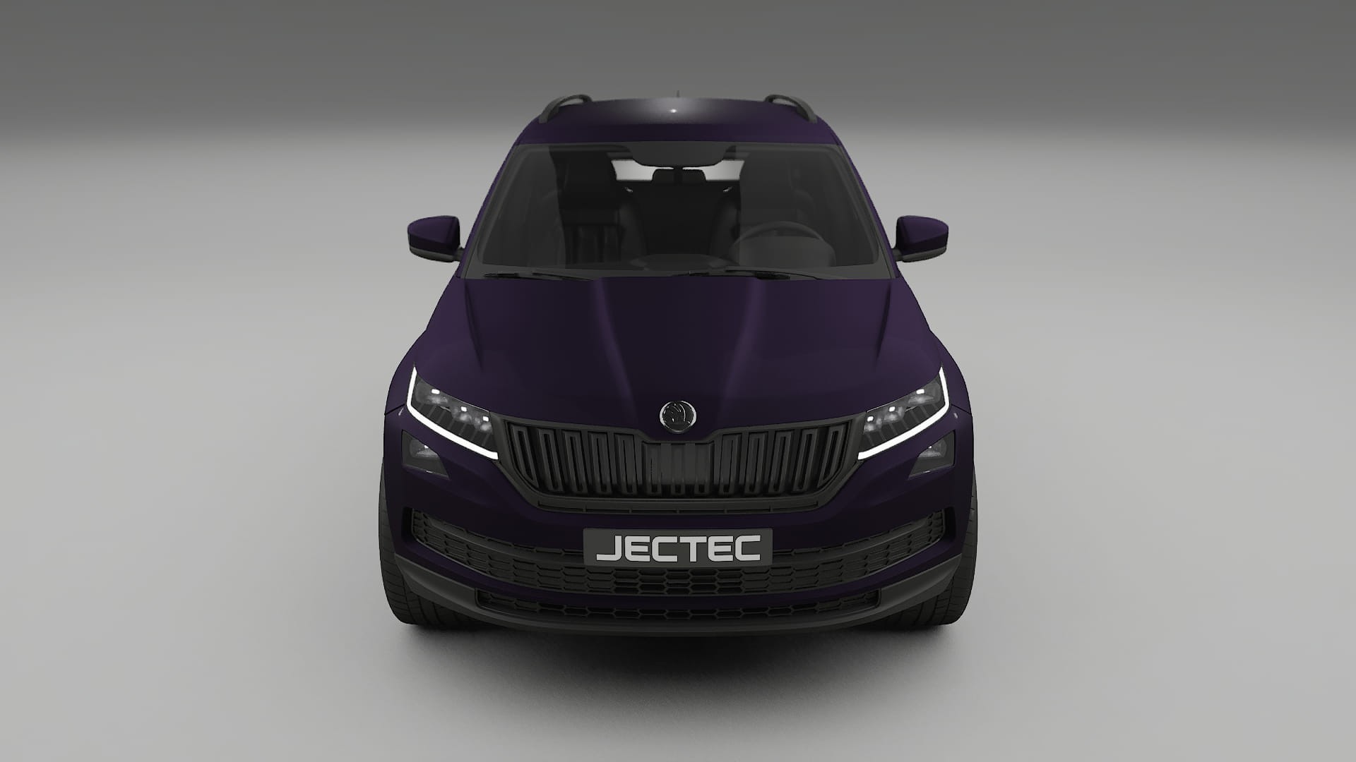 Škoda Kodiaq NS7 TPU Lackskyddsfilm | VIOLET Färgskiftande PPF – Komplett Förskuret Kit