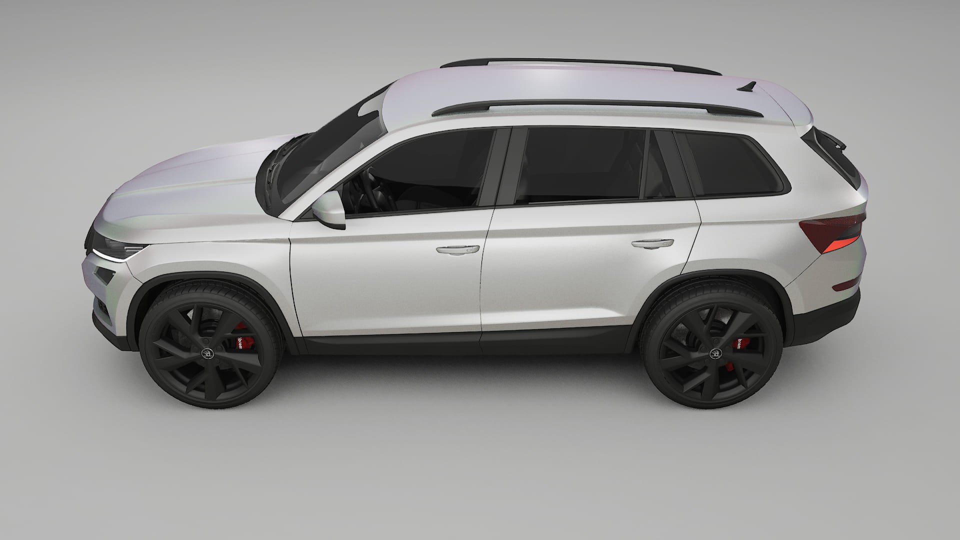 Škoda Kodiaq NS7 TPU Lackskyddsfilm | NEBULA Färgskiftande PPF – Komplett Förskuret Kit