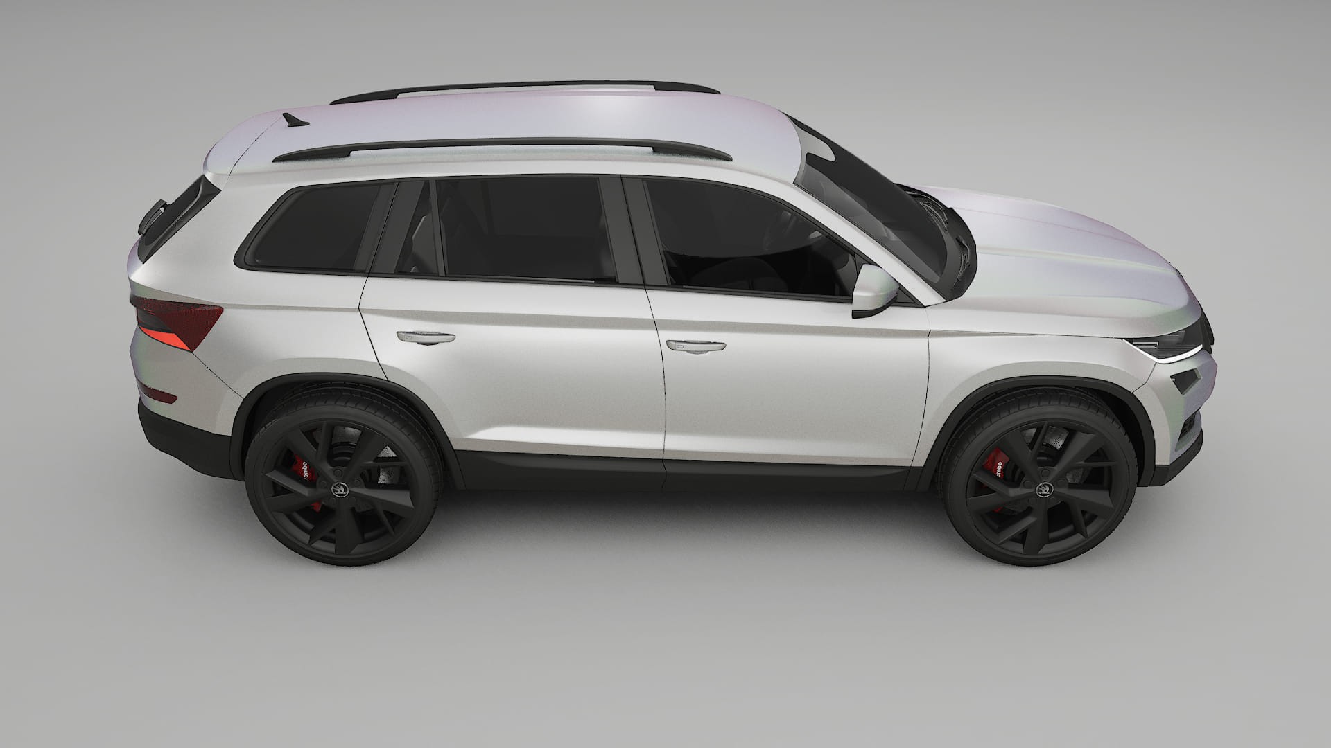 Škoda Kodiaq NS7 TPU Lackskyddsfilm | NEBULA Färgskiftande PPF – Komplett Förskuret Kit