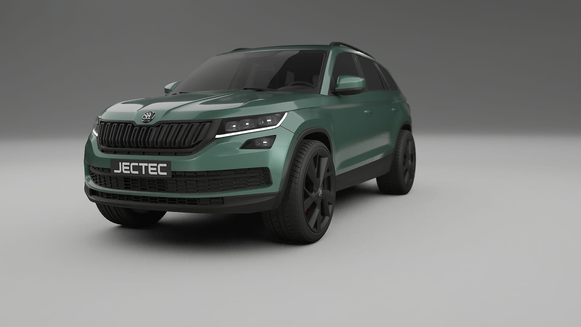 Škoda Kodiaq NS7 TPU Lackskyddsfilm | EVERGREEN Färgskiftande PPF – Komplett Förskuret Kit