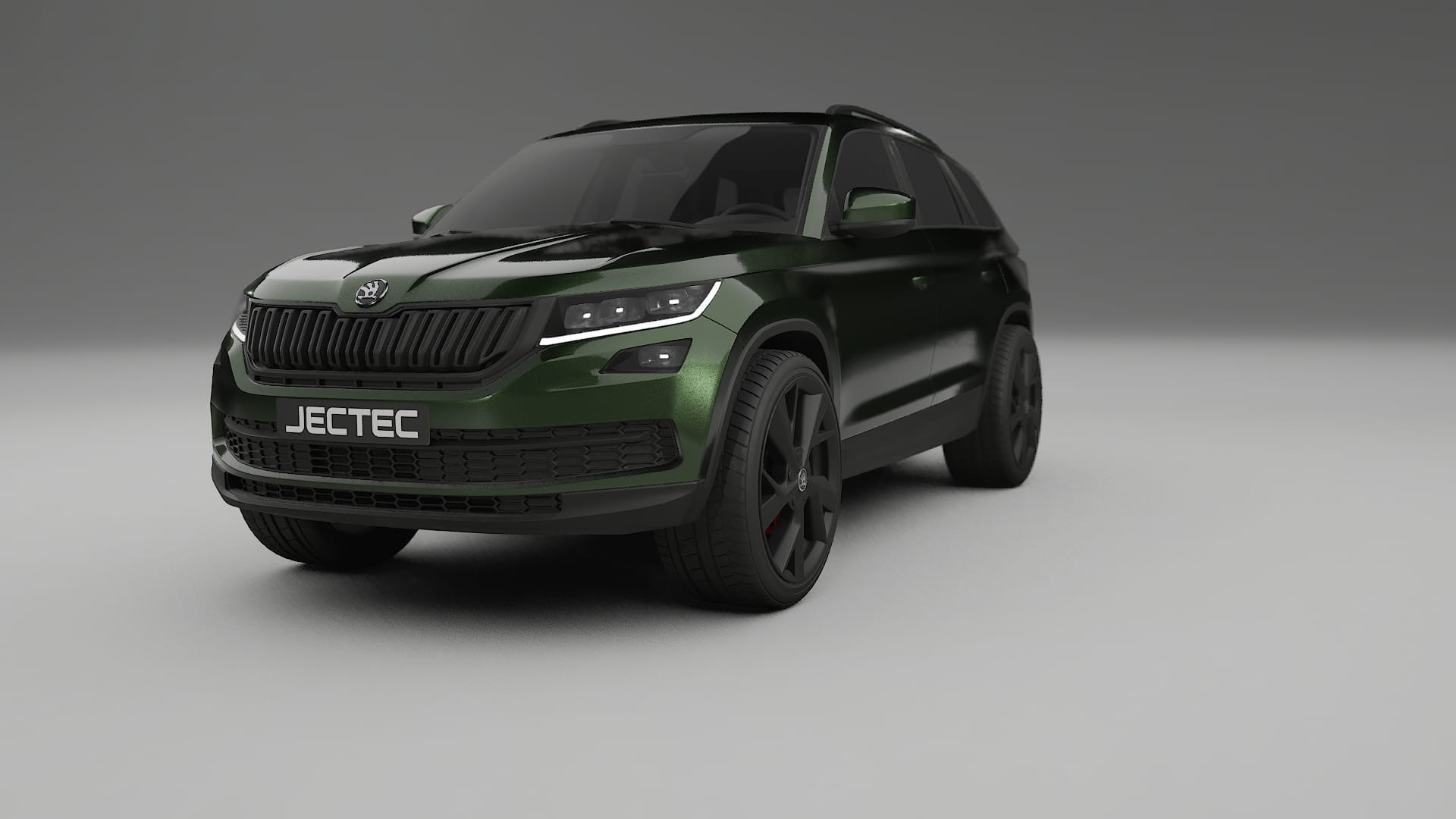 Škoda Kodiaq NS7 TPU Lackskyddsfilm | LAGOON Färgskiftande PPF – Komplett Förskuret Kit
