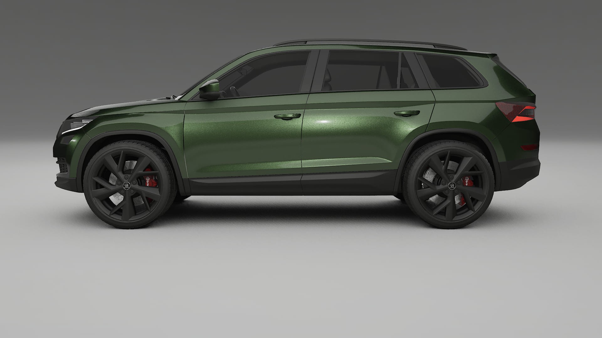 Škoda Kodiaq NS7 TPU Lackskyddsfilm | LAGOON Färgskiftande PPF – Komplett Förskuret Kit
