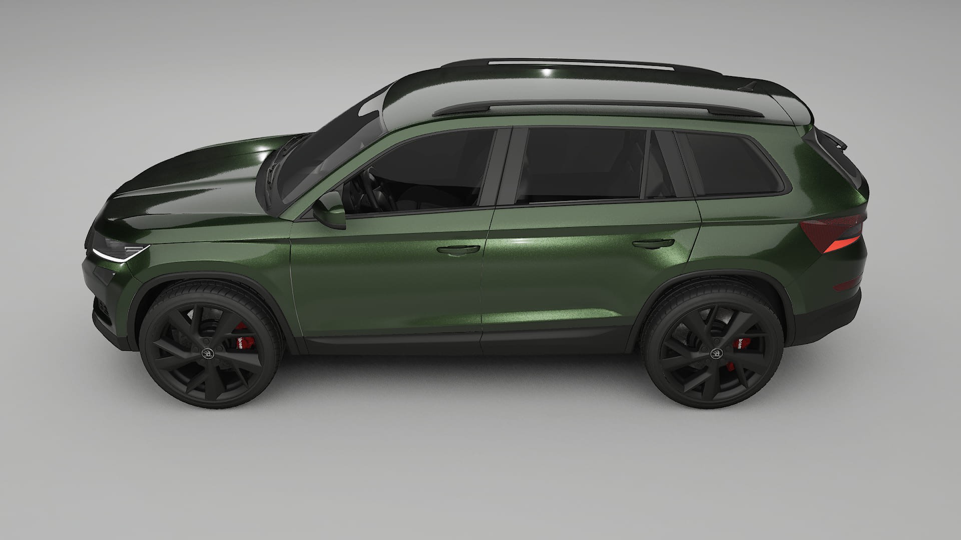 Škoda Kodiaq NS7 TPU Lackskyddsfilm | LAGOON Färgskiftande PPF – Komplett Förskuret Kit