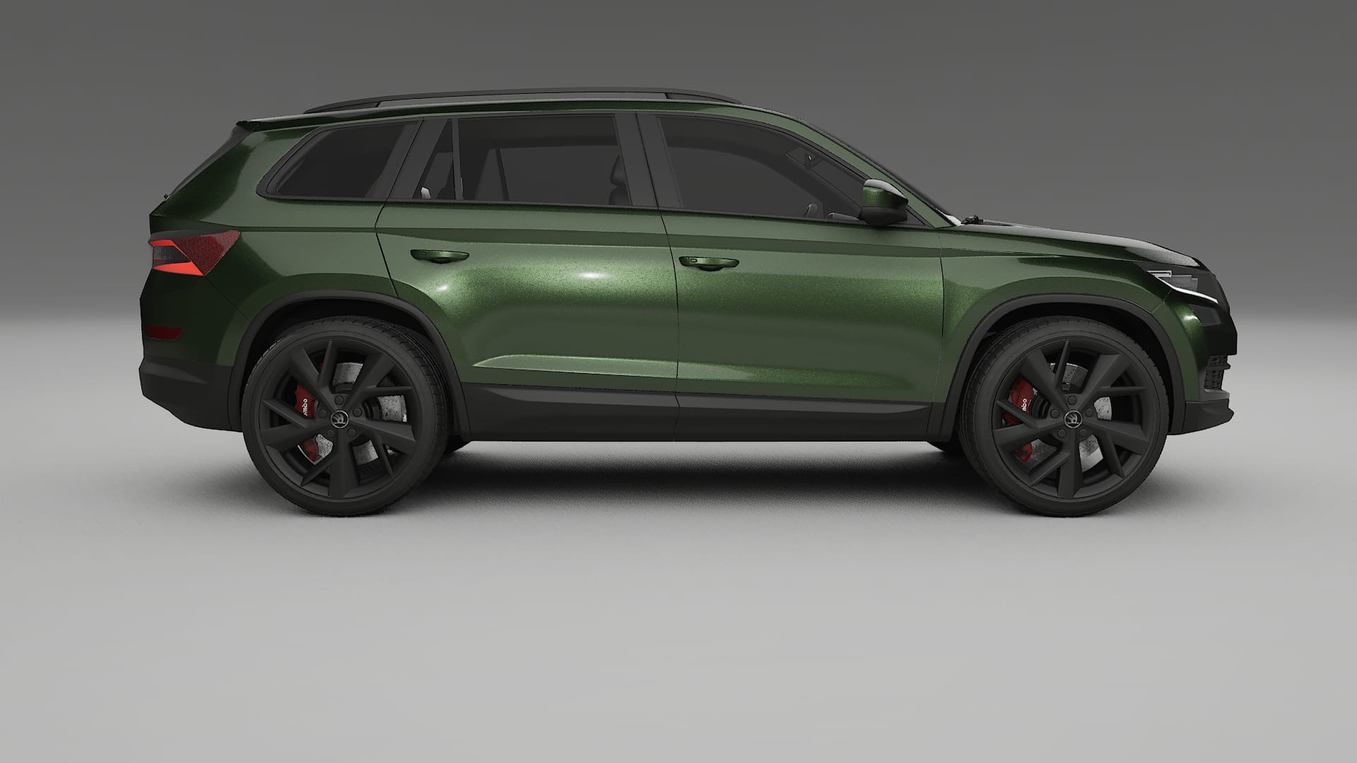 Škoda Kodiaq NS7 TPU Lackskyddsfilm | LAGOON Färgskiftande PPF – Komplett Förskuret Kit