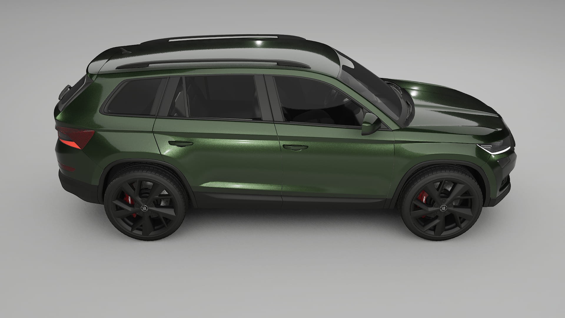 Škoda Kodiaq NS7 TPU Lackskyddsfilm | LAGOON Färgskiftande PPF – Komplett Förskuret Kit