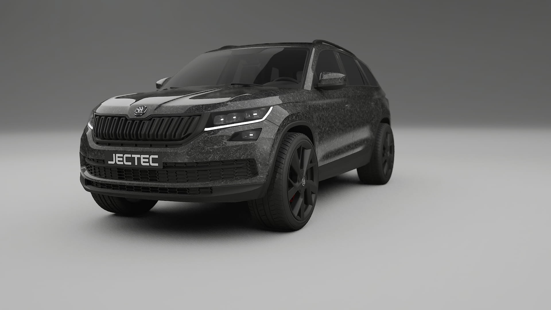 Škoda Kodiaq NS7 TPU Lackskyddsfilm | FORGED S Färgskiftande PPF – Komplett Förskuret Kit