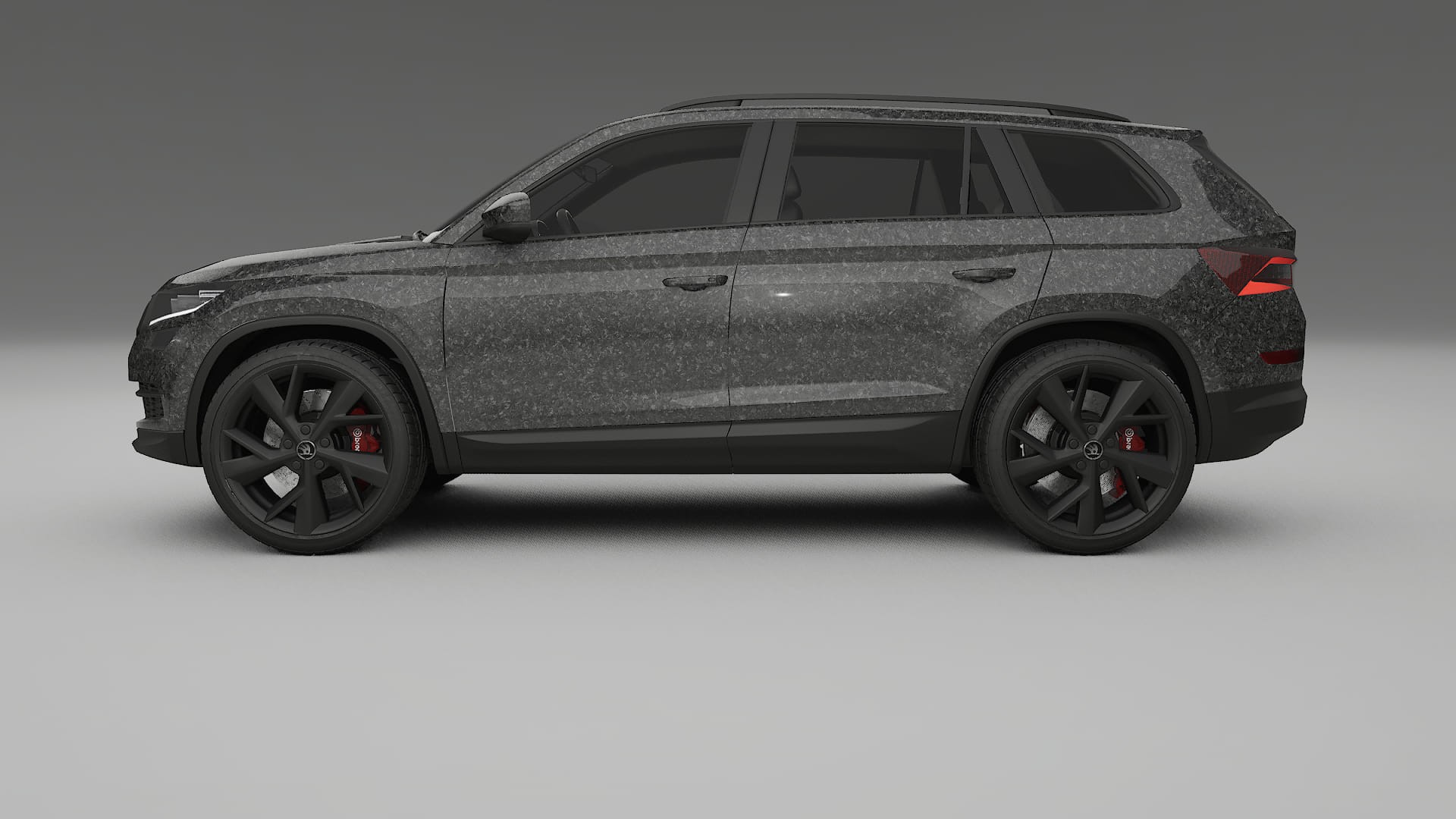 Škoda Kodiaq NS7 TPU Lackskyddsfilm | FORGED S Färgskiftande PPF – Komplett Förskuret Kit