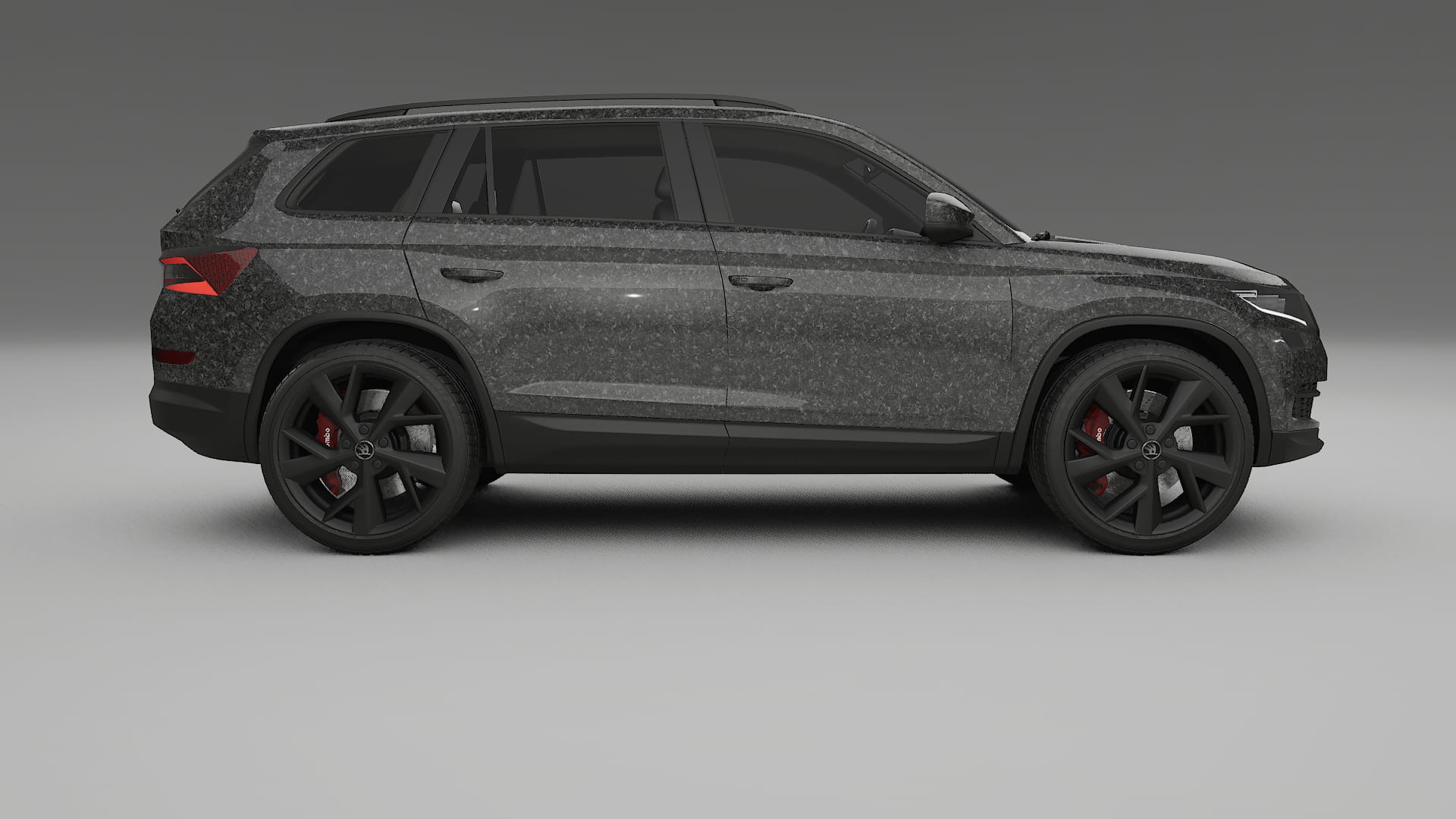 Škoda Kodiaq NS7 TPU Lackskyddsfilm | FORGED S Färgskiftande PPF – Komplett Förskuret Kit