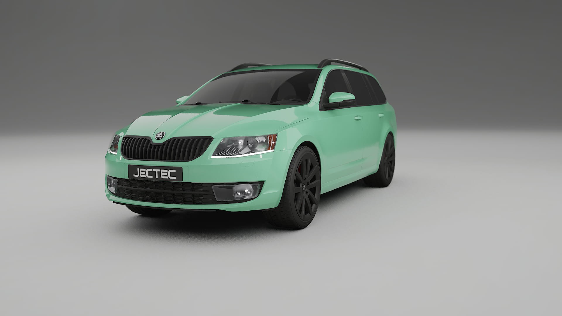 Škoda Octavia combi 5E TPU Lackskyddsfilm | DUSTY Färgskiftande PPF – Komplett Förskuret Kit