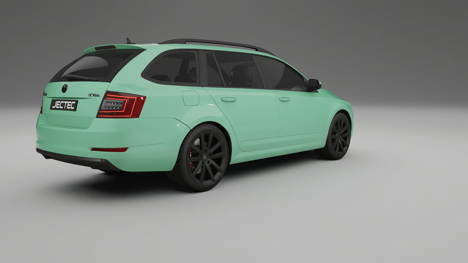 Škoda Octavia combi 5E TPU Lackskyddsfilm | DUSTY Färgskiftande PPF – Komplett Förskuret Kit