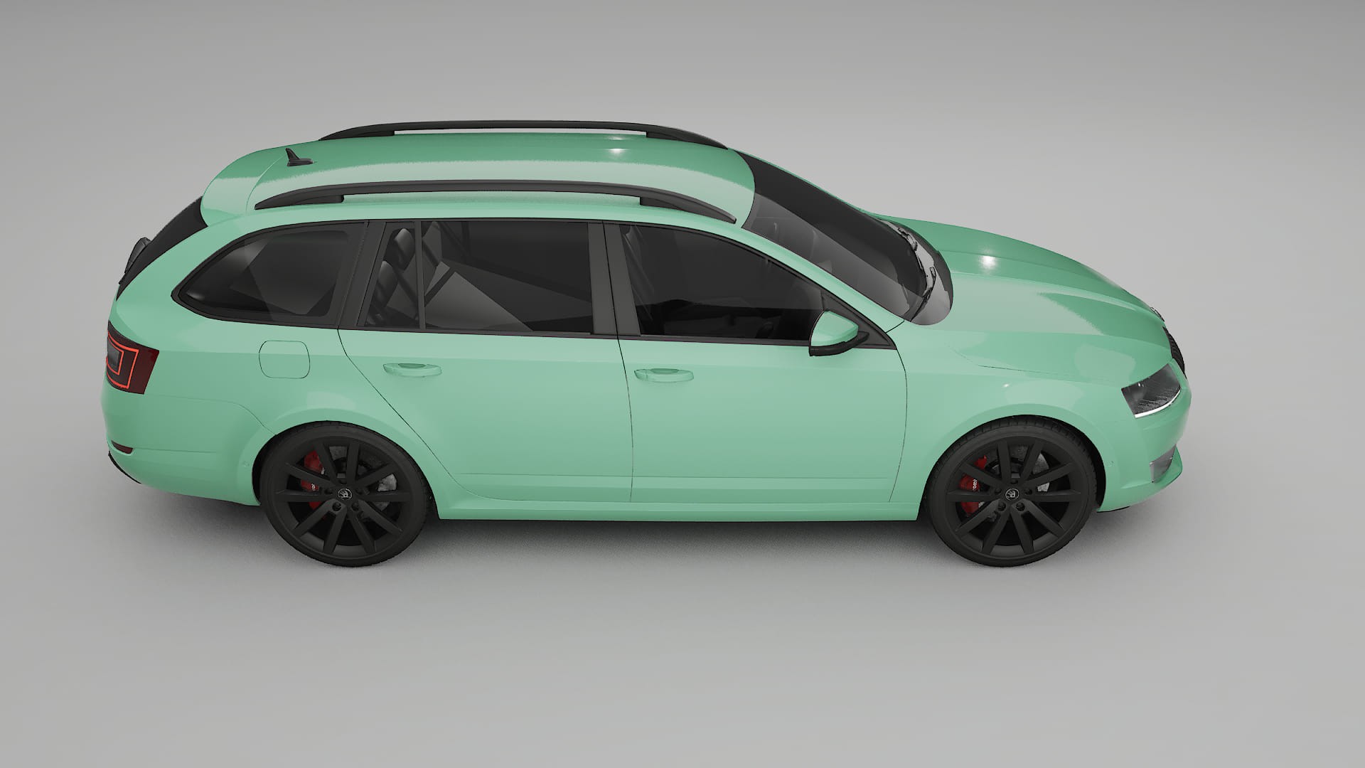 Škoda Octavia combi 5E TPU Lackskyddsfilm | DUSTY Färgskiftande PPF – Komplett Förskuret Kit