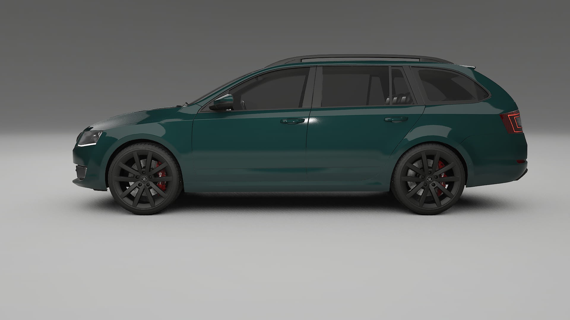 Škoda Octavia combi 5E TPU Lackskyddsfilm | INFERNO Färgskiftande PPF – Komplett Förskuret Kit