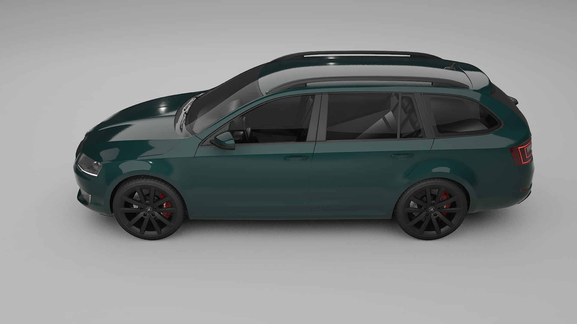 Škoda Octavia combi 5E TPU Lackskyddsfilm | INFERNO Färgskiftande PPF – Komplett Förskuret Kit