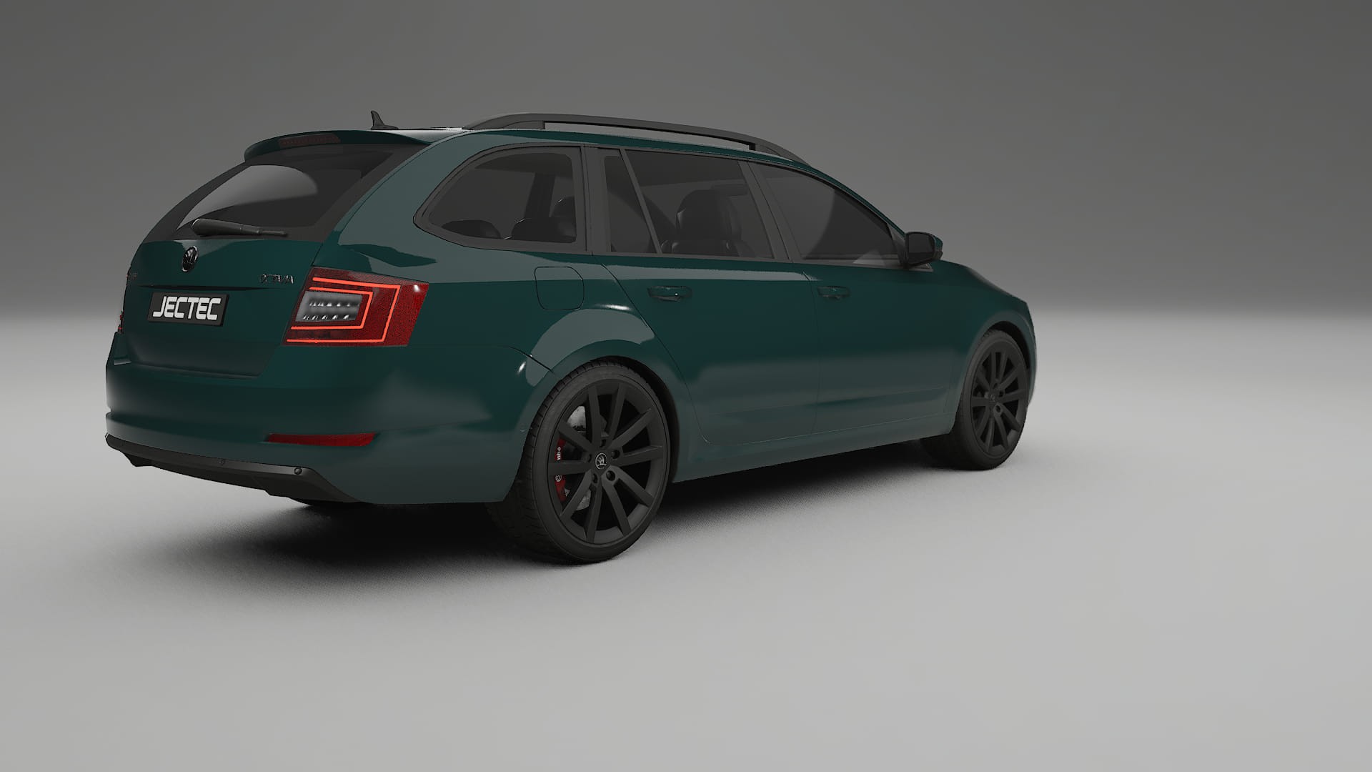 Škoda Octavia combi 5E TPU Lackskyddsfilm | INFERNO Färgskiftande PPF – Komplett Förskuret Kit