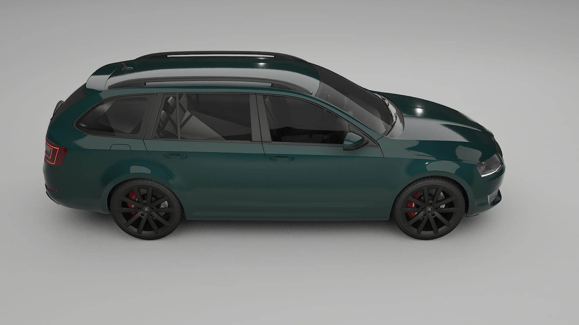 Škoda Octavia combi 5E TPU Lackskyddsfilm | INFERNO Färgskiftande PPF – Komplett Förskuret Kit