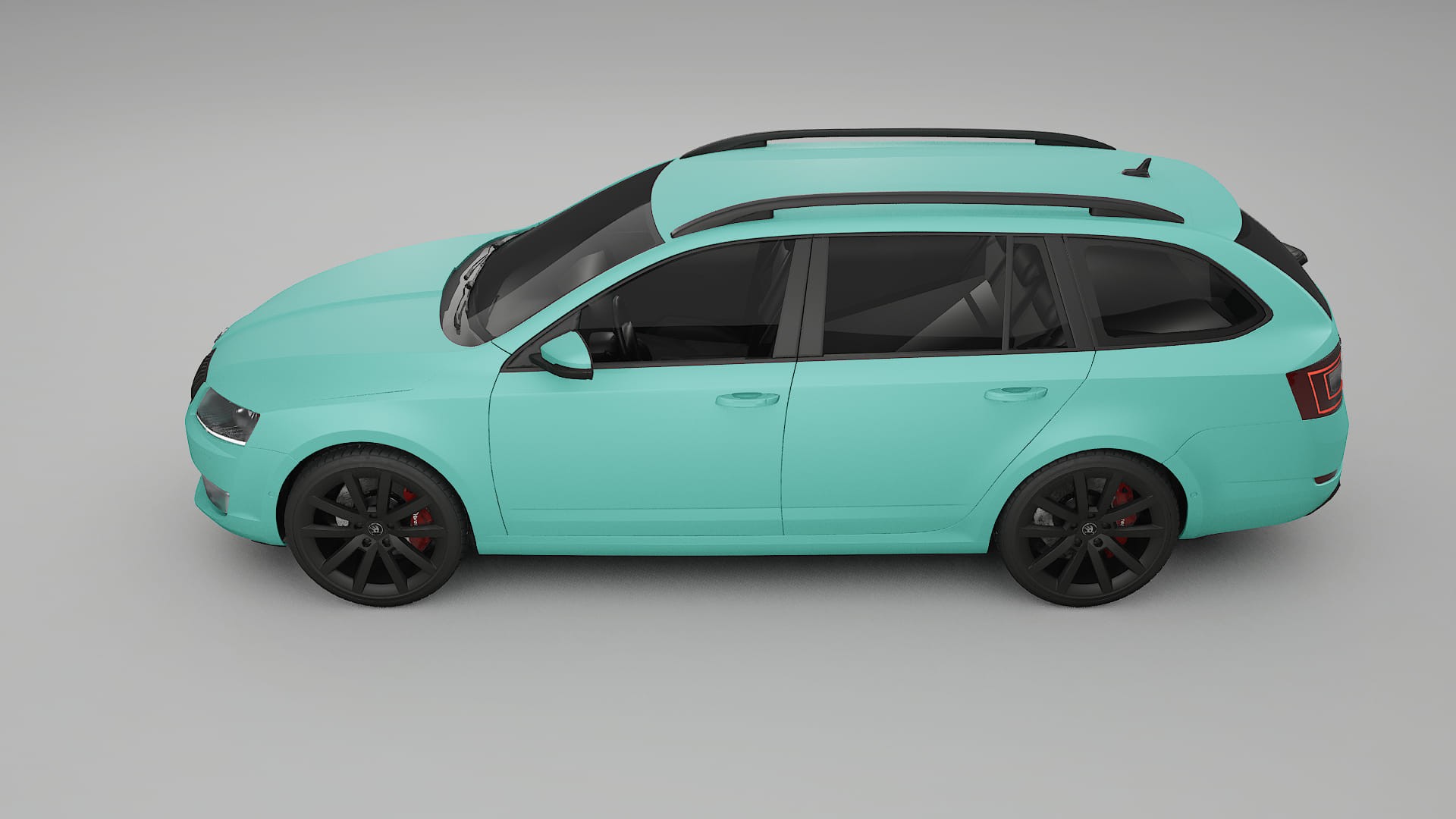 Škoda Octavia combi 5E TPU Lackskyddsfilm | FROST Färgskiftande PPF – Komplett Förskuret Kit