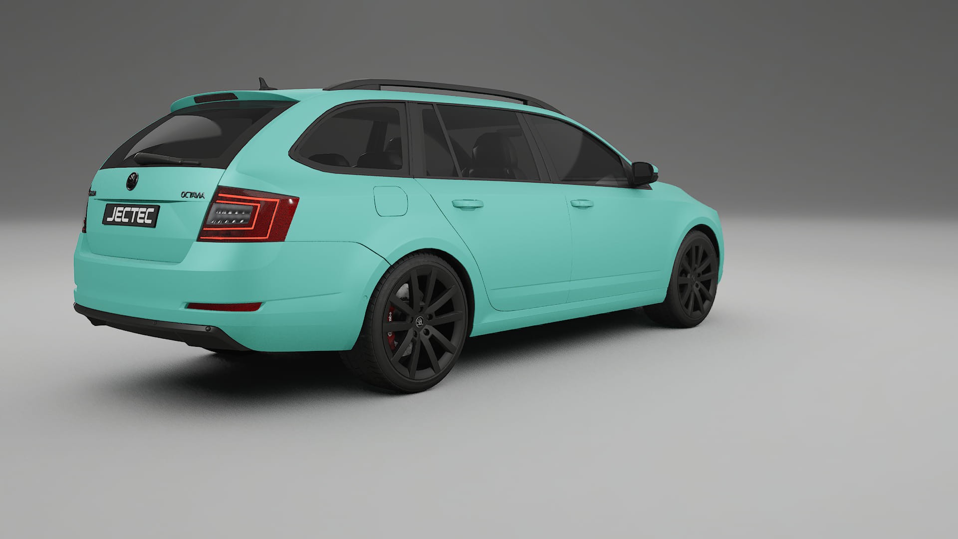 Škoda Octavia combi 5E TPU Lackskyddsfilm | FROST Färgskiftande PPF – Komplett Förskuret Kit