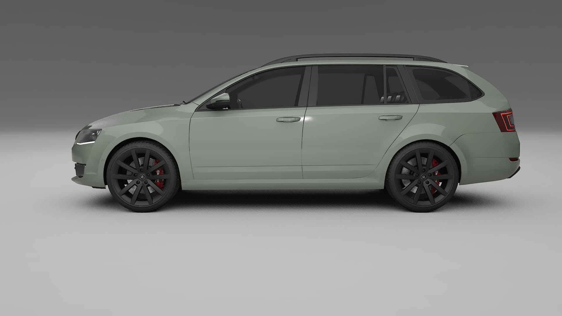Škoda Octavia combi 5E TPU Lackskyddsfilm | SLATE Färgskiftande PPF – Komplett Förskuret Kit