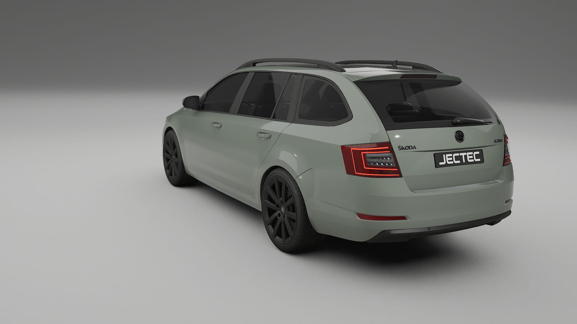 Škoda Octavia combi 5E TPU Lackskyddsfilm | SLATE Färgskiftande PPF – Komplett Förskuret Kit