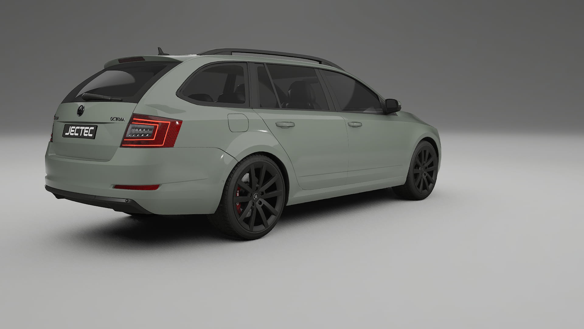 Škoda Octavia combi 5E TPU Lackskyddsfilm | SLATE Färgskiftande PPF – Komplett Förskuret Kit