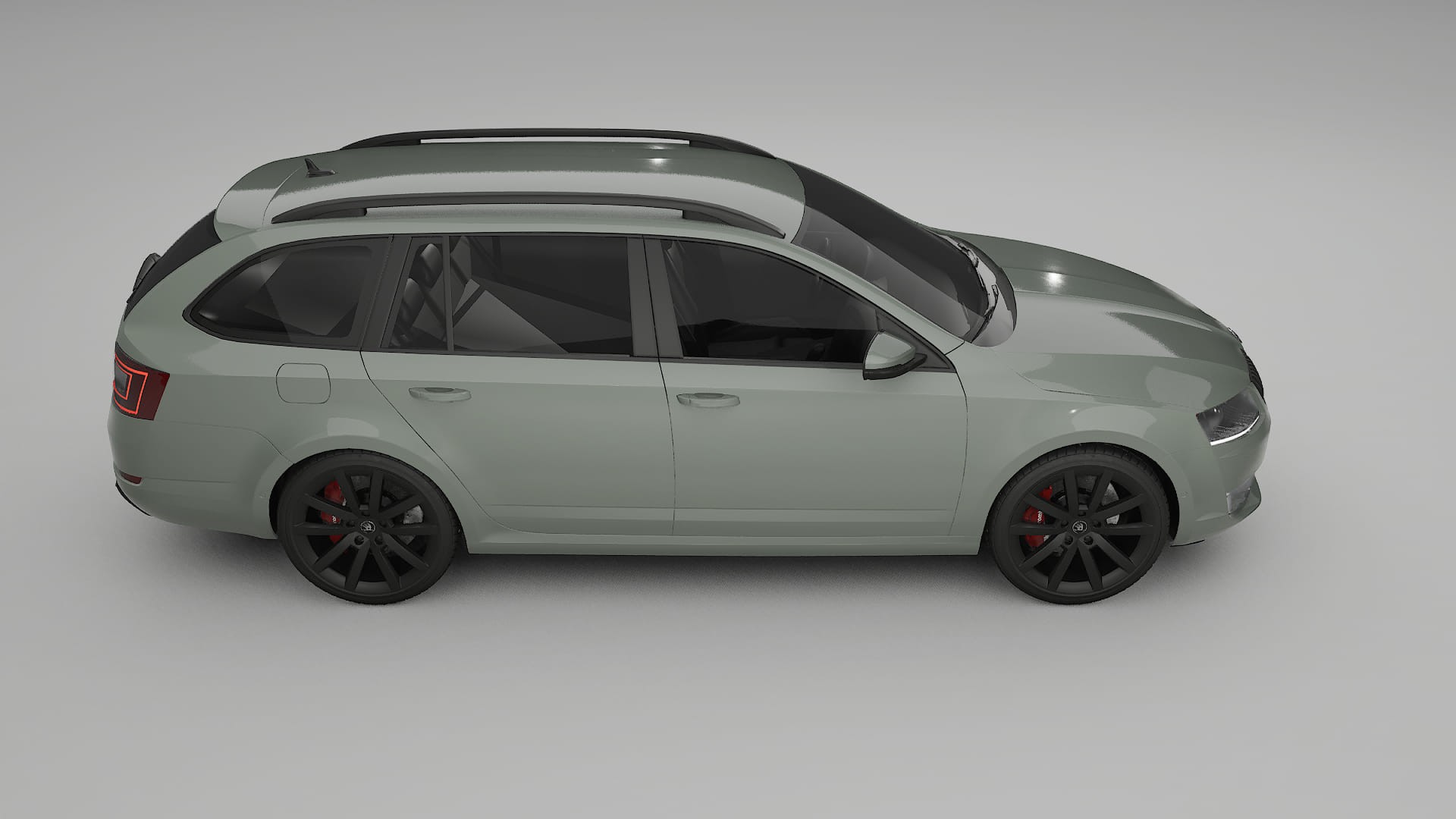 Škoda Octavia combi 5E TPU Lackskyddsfilm | SLATE Färgskiftande PPF – Komplett Förskuret Kit