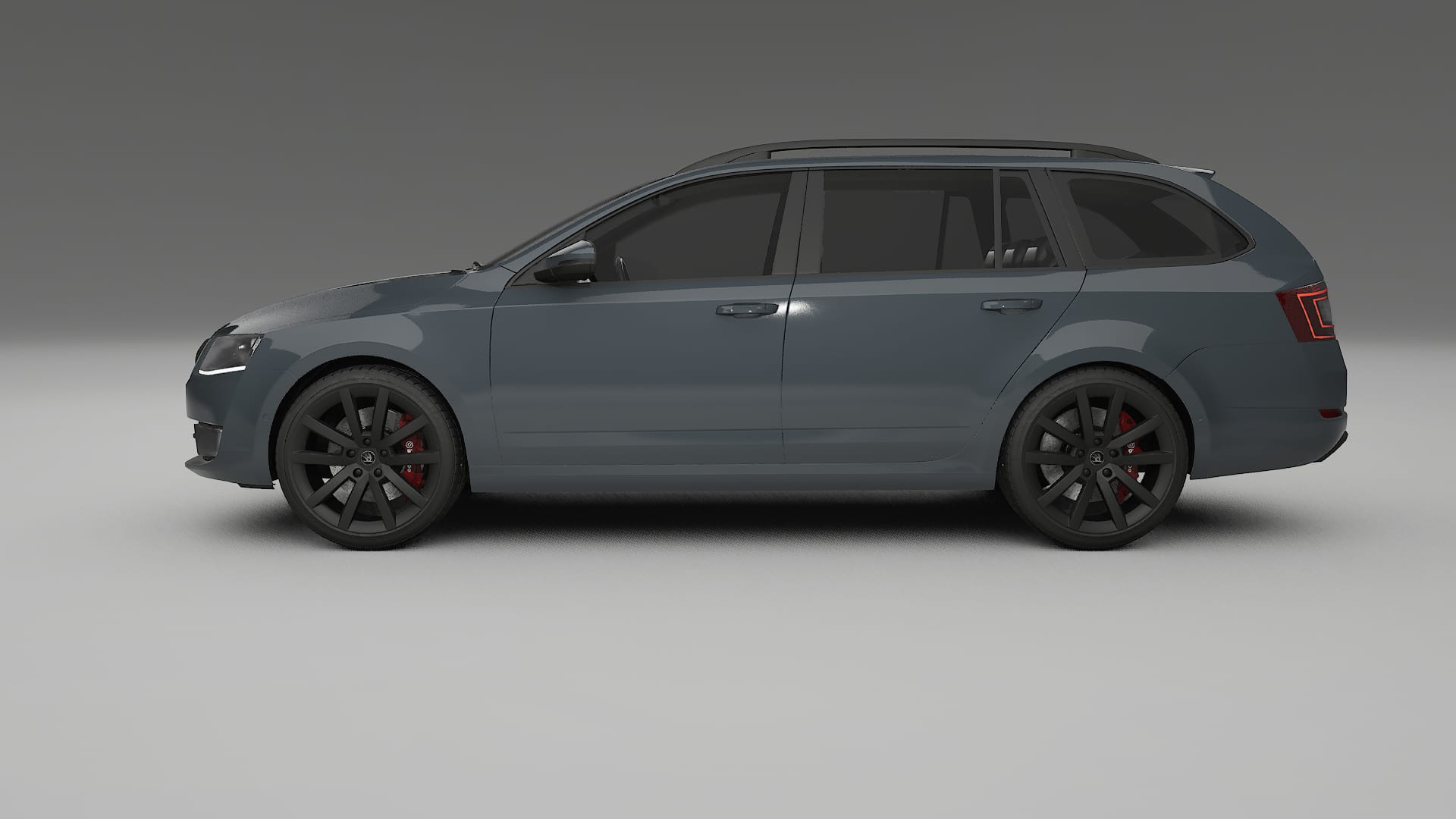 Škoda Octavia combi 5E TPU Lackskyddsfilm | GRANITE Färgskiftande PPF – Komplett Förskuret Kit