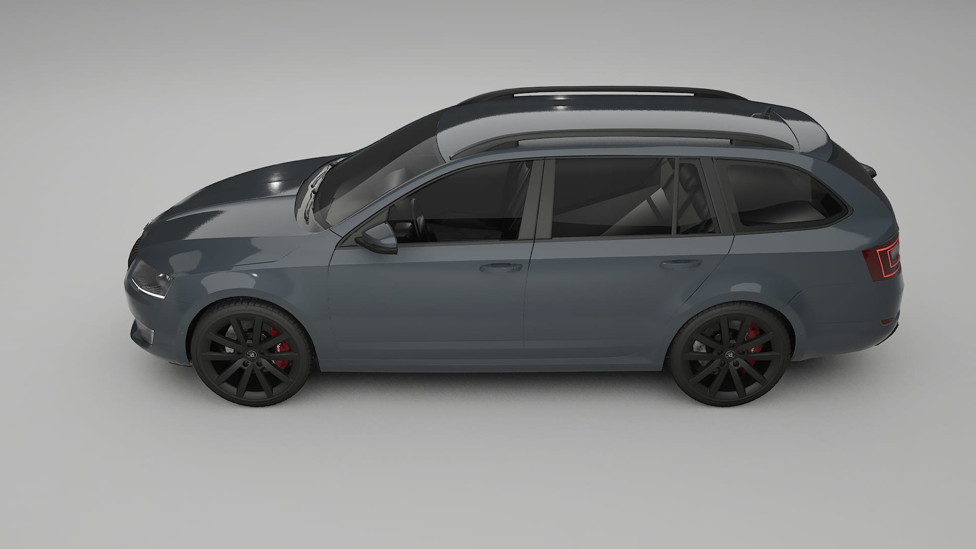 Škoda Octavia combi 5E TPU Lackskyddsfilm | GRANITE Färgskiftande PPF – Komplett Förskuret Kit