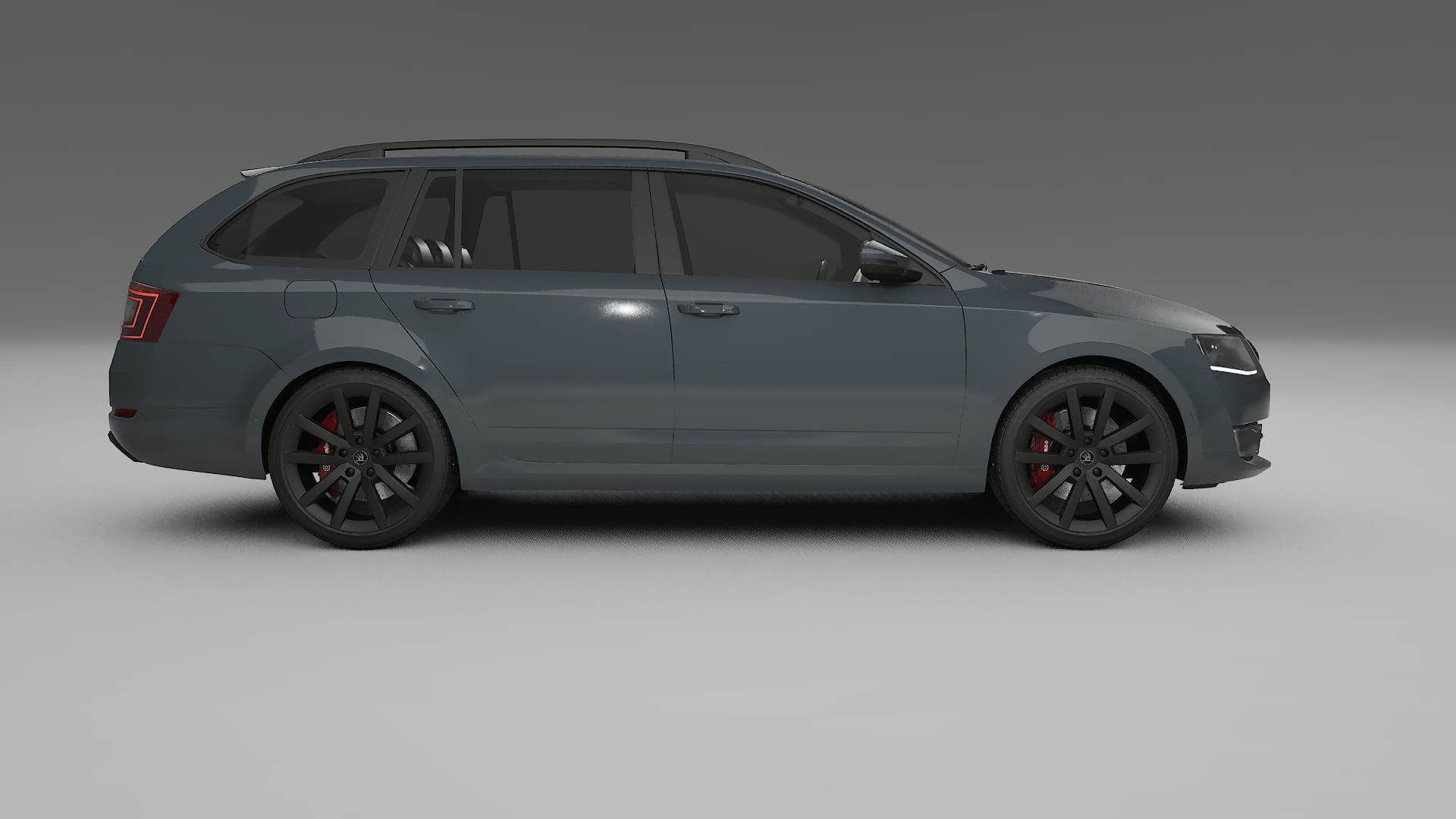Škoda Octavia combi 5E TPU Lackskyddsfilm | GRANITE Färgskiftande PPF – Komplett Förskuret Kit
