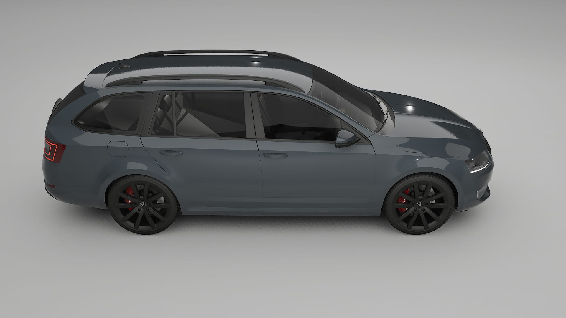 Škoda Octavia combi 5E TPU Lackskyddsfilm | GRANITE Färgskiftande PPF – Komplett Förskuret Kit