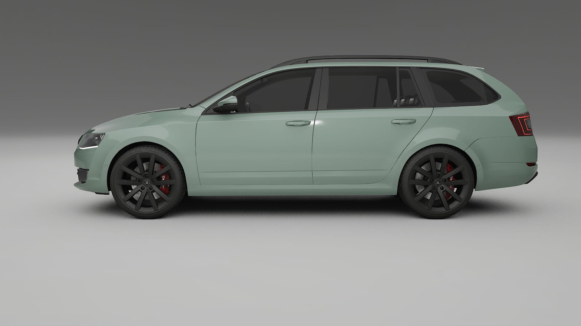 Škoda Octavia combi 5E TPU Lackskyddsfilm | CINDER Färgskiftande PPF – Komplett Förskuret Kit