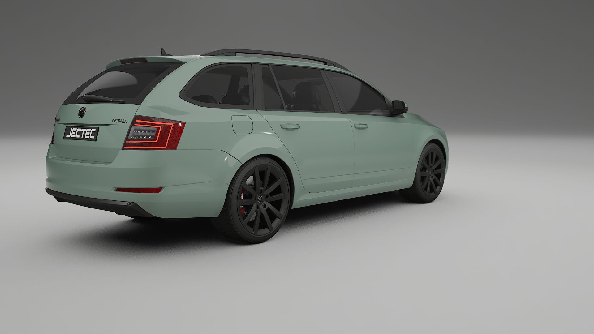 Škoda Octavia combi 5E TPU Lackskyddsfilm | CINDER Färgskiftande PPF – Komplett Förskuret Kit