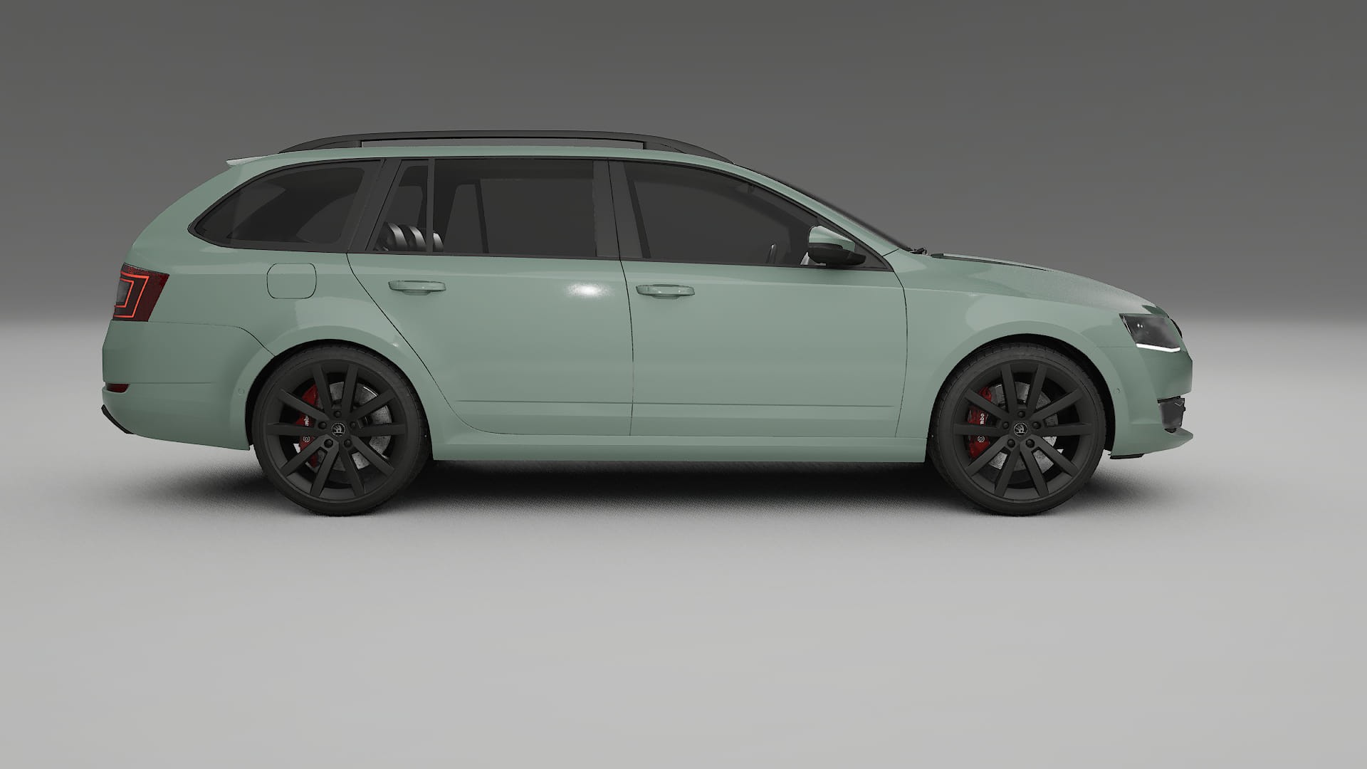 Škoda Octavia combi 5E TPU Lackskyddsfilm | CINDER Färgskiftande PPF – Komplett Förskuret Kit