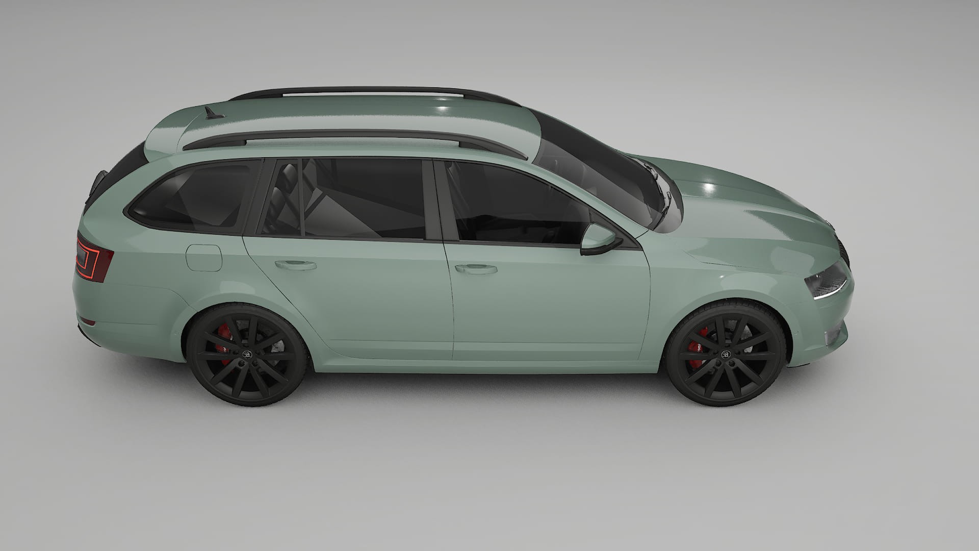 Škoda Octavia combi 5E TPU Lackskyddsfilm | CINDER Färgskiftande PPF – Komplett Förskuret Kit