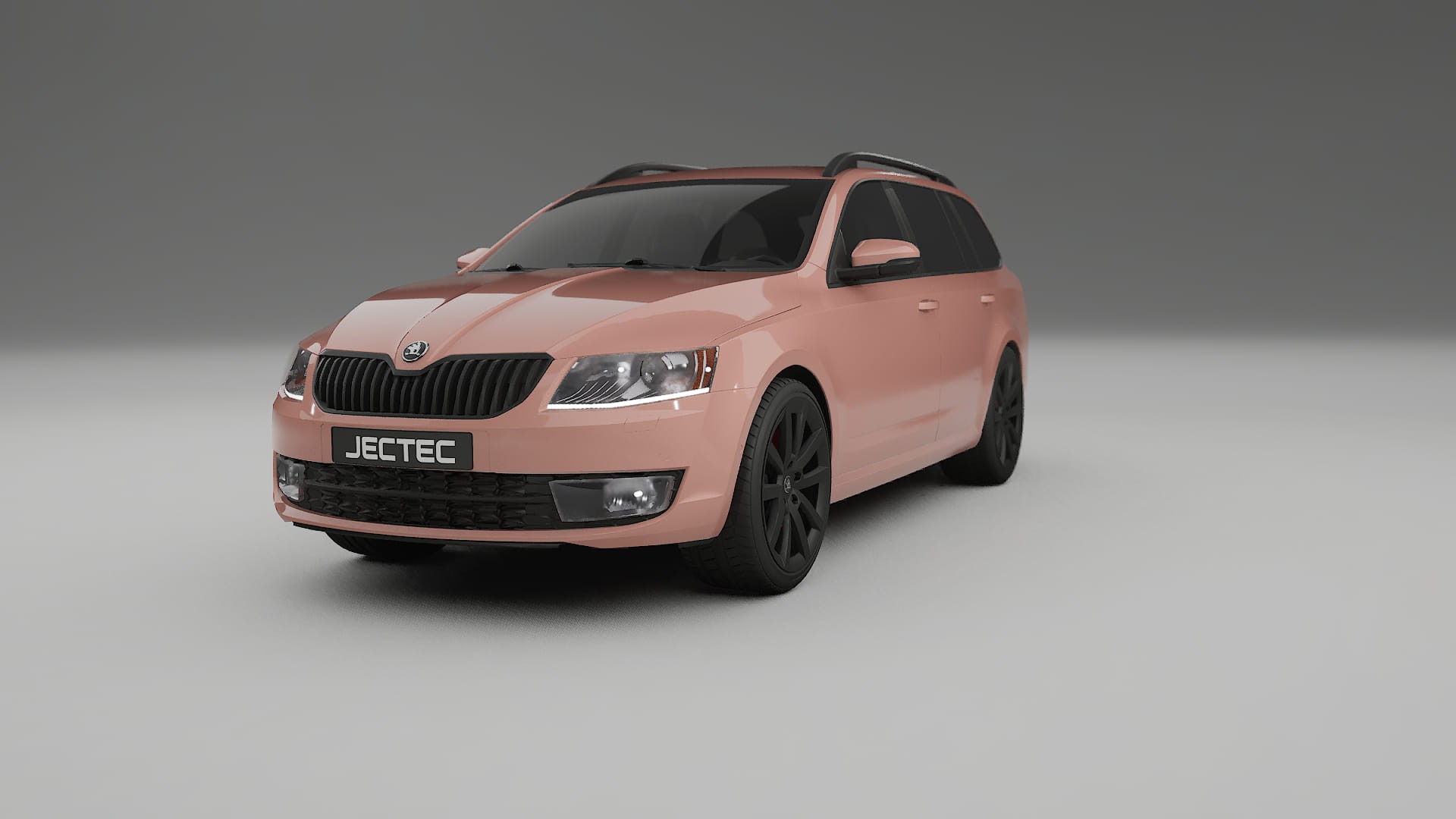 Škoda Octavia combi 5E TPU Lackskyddsfilm | BLUSH Färgskiftande PPF – Komplett Förskuret Kit