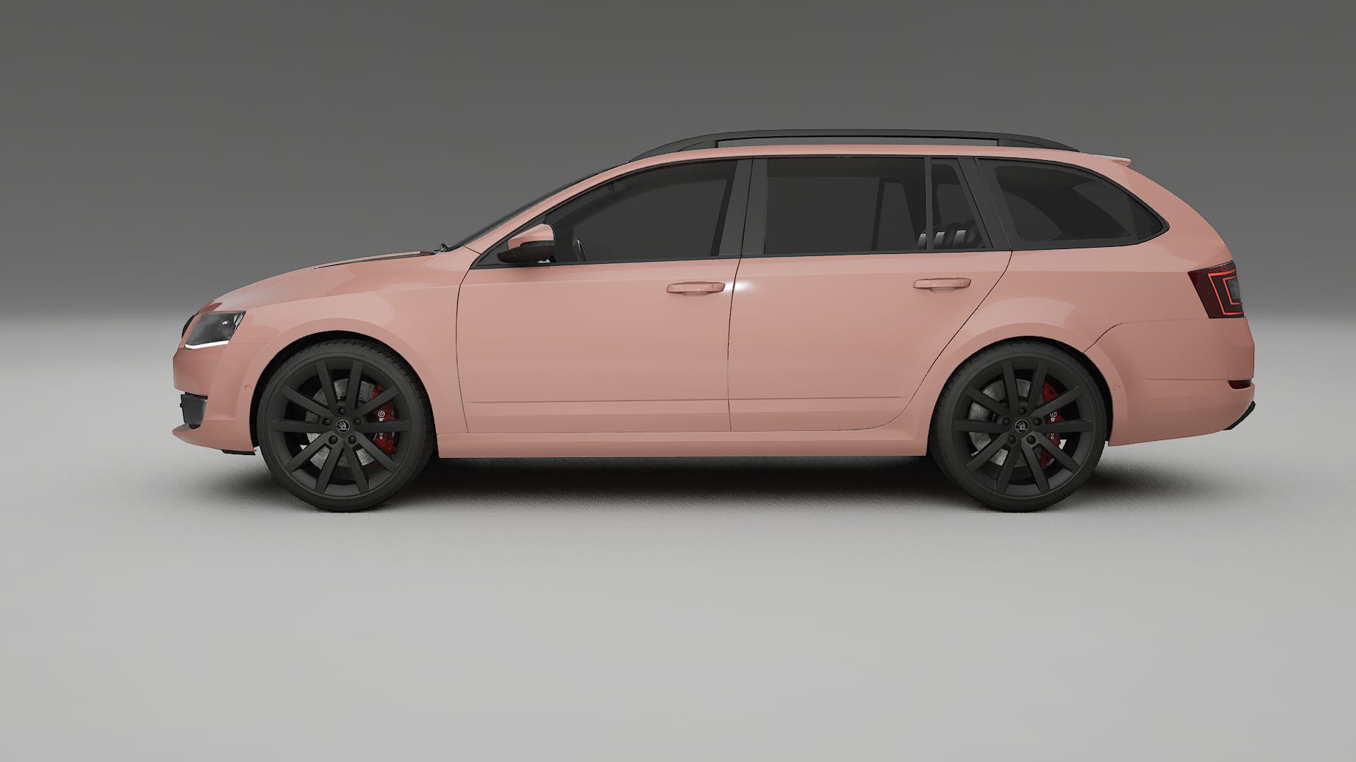 Škoda Octavia combi 5E TPU Lackskyddsfilm | BLUSH Färgskiftande PPF – Komplett Förskuret Kit