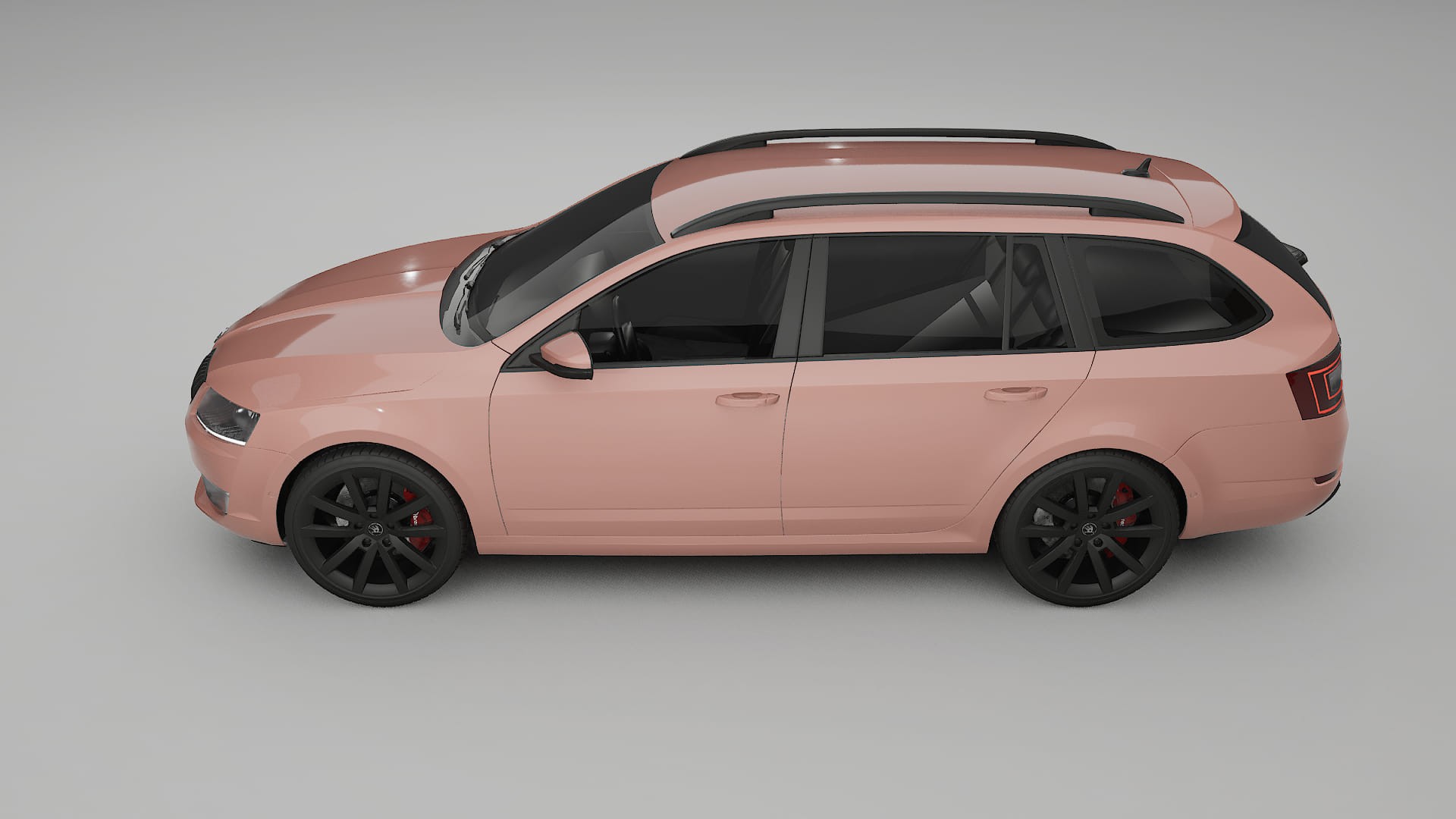 Škoda Octavia combi 5E TPU Lackskyddsfilm | BLUSH Färgskiftande PPF – Komplett Förskuret Kit