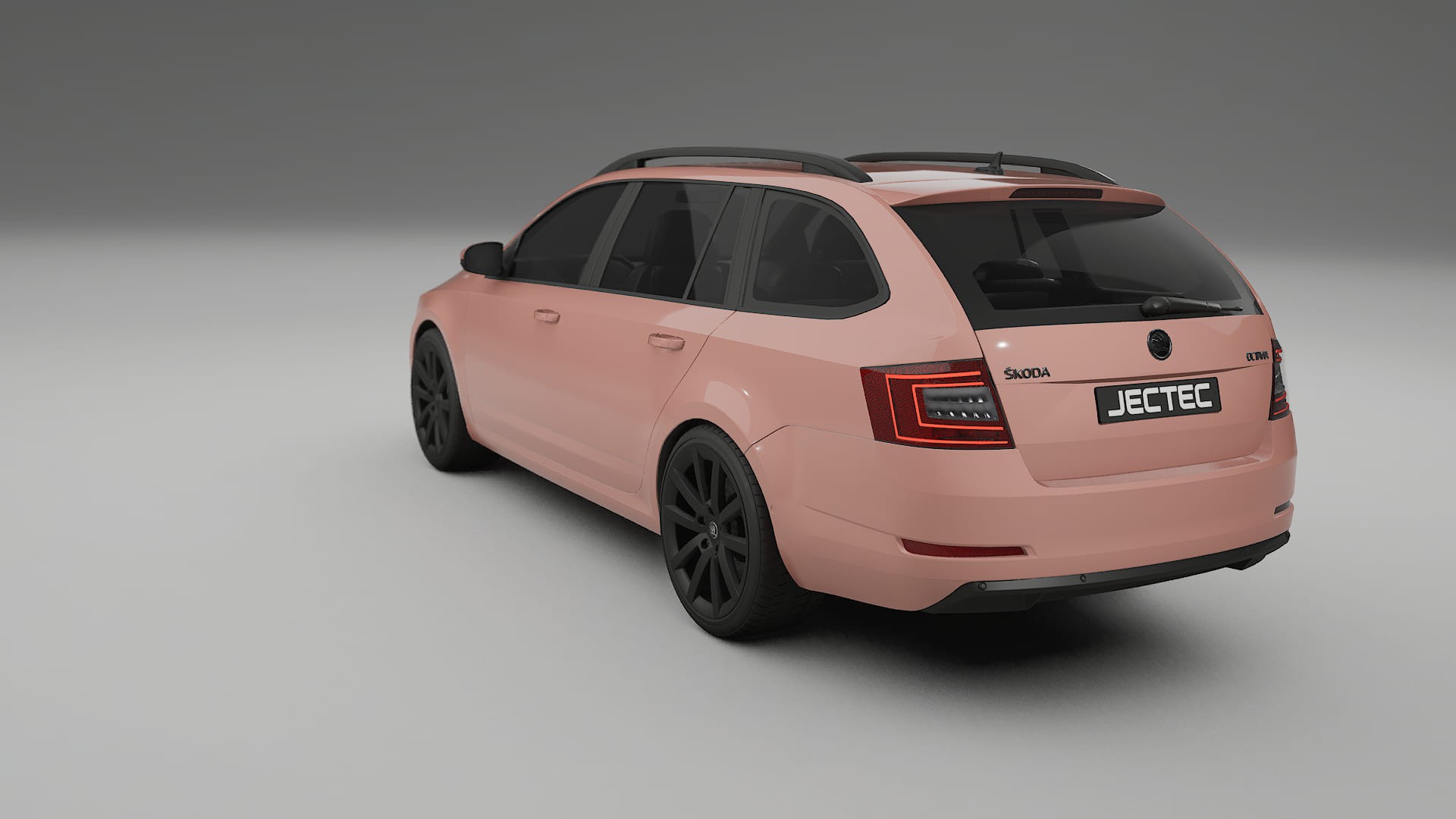 Škoda Octavia combi 5E TPU Lackskyddsfilm | BLUSH Färgskiftande PPF – Komplett Förskuret Kit
