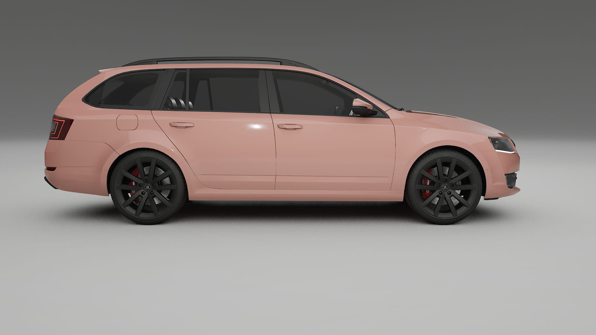 Škoda Octavia combi 5E TPU Lackskyddsfilm | BLUSH Färgskiftande PPF – Komplett Förskuret Kit