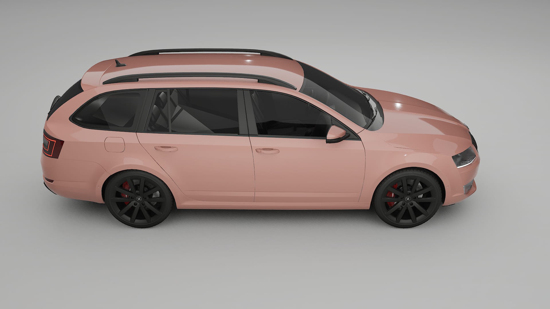 Škoda Octavia combi 5E TPU Lackskyddsfilm | BLUSH Färgskiftande PPF – Komplett Förskuret Kit