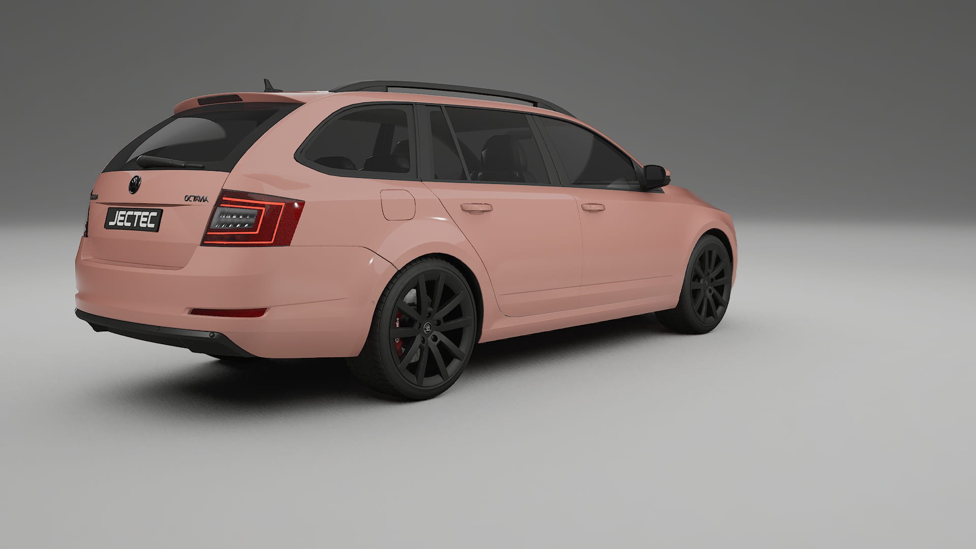 Škoda Octavia combi 5E TPU Lackskyddsfilm | BLUSH Färgskiftande PPF – Komplett Förskuret Kit
