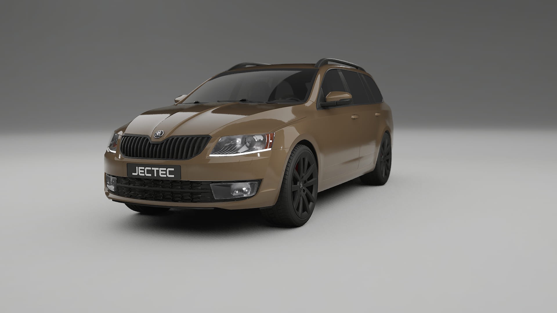Škoda Octavia combi 5E TPU Lackskyddsfilm | SAHARA Färgskiftande PPF – Komplett Förskuret Kit