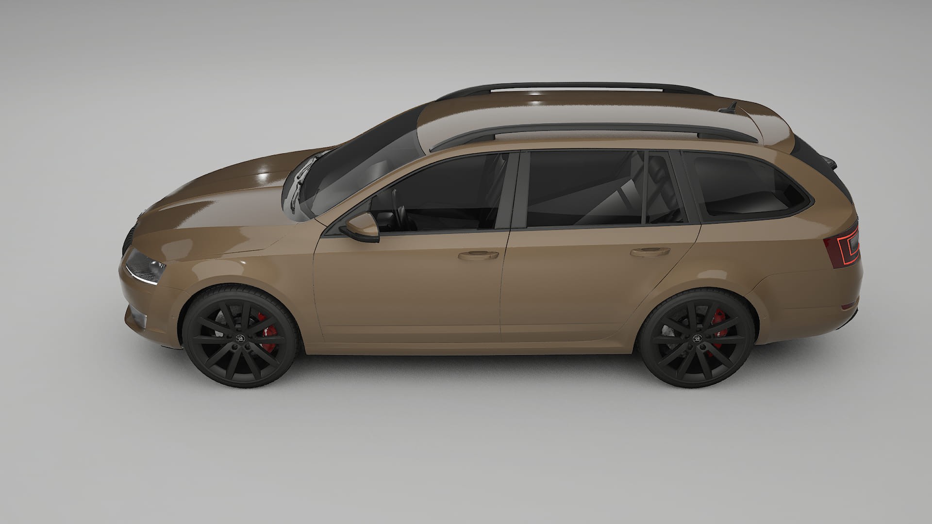 Škoda Octavia combi 5E TPU Lackskyddsfilm | SAHARA Färgskiftande PPF – Komplett Förskuret Kit