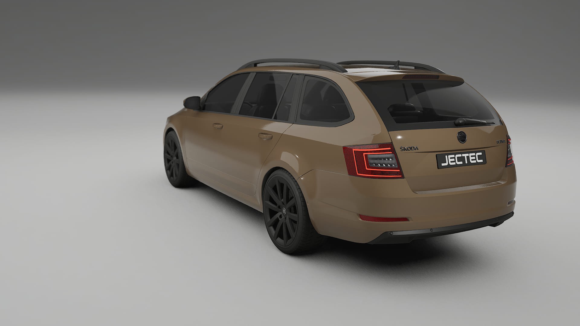 Škoda Octavia combi 5E TPU Lackskyddsfilm | SAHARA Färgskiftande PPF – Komplett Förskuret Kit
