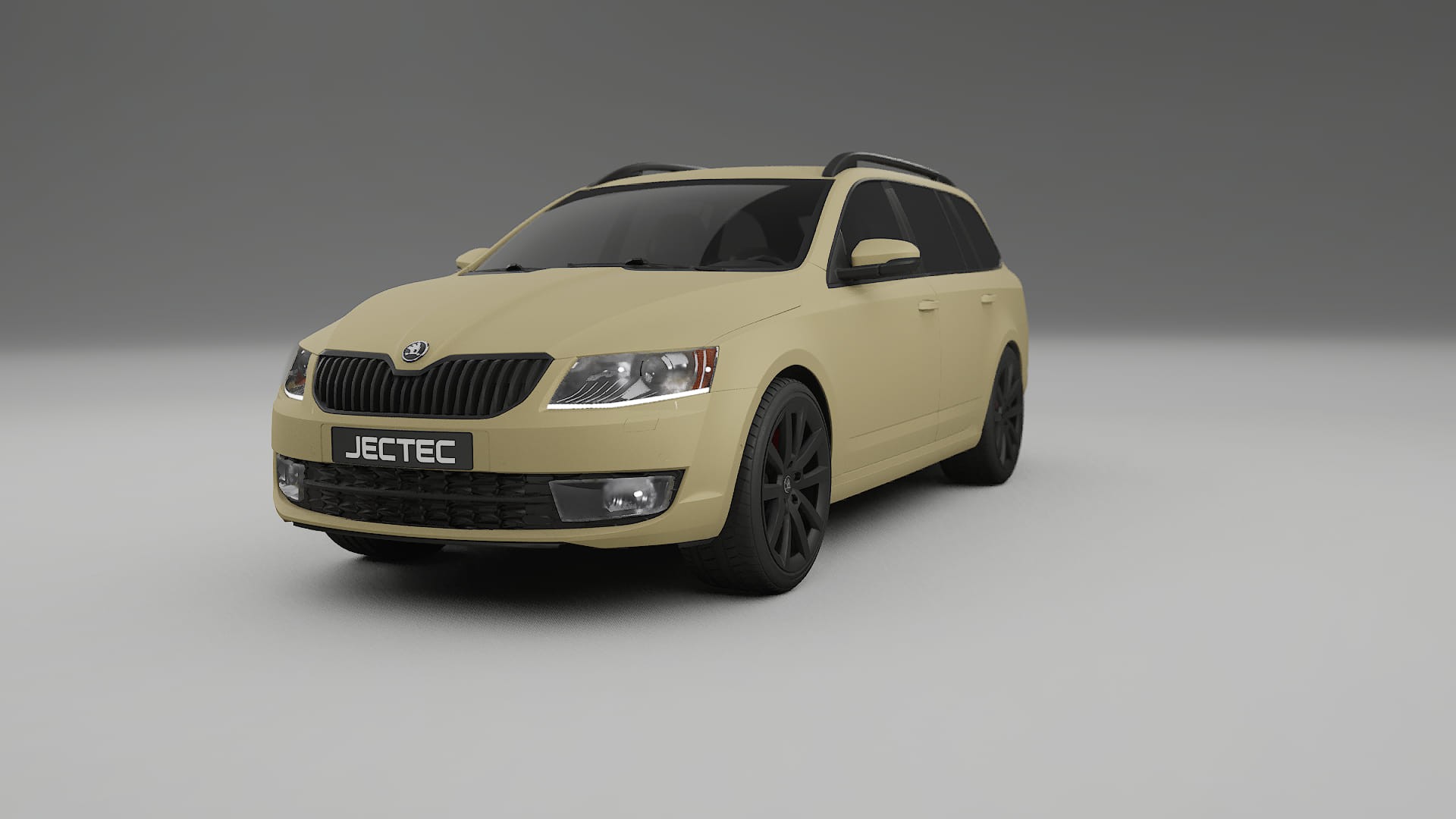 Škoda Octavia combi 5E TPU Lackskyddsfilm | SAND Färgskiftande PPF – Komplett Förskuret Kit