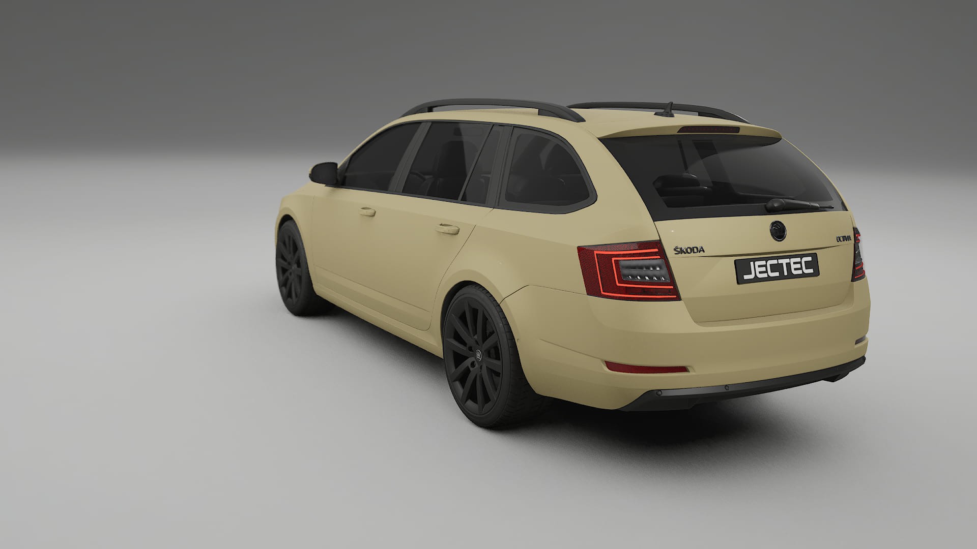 Škoda Octavia combi 5E TPU Lackskyddsfilm | SAND Färgskiftande PPF – Komplett Förskuret Kit