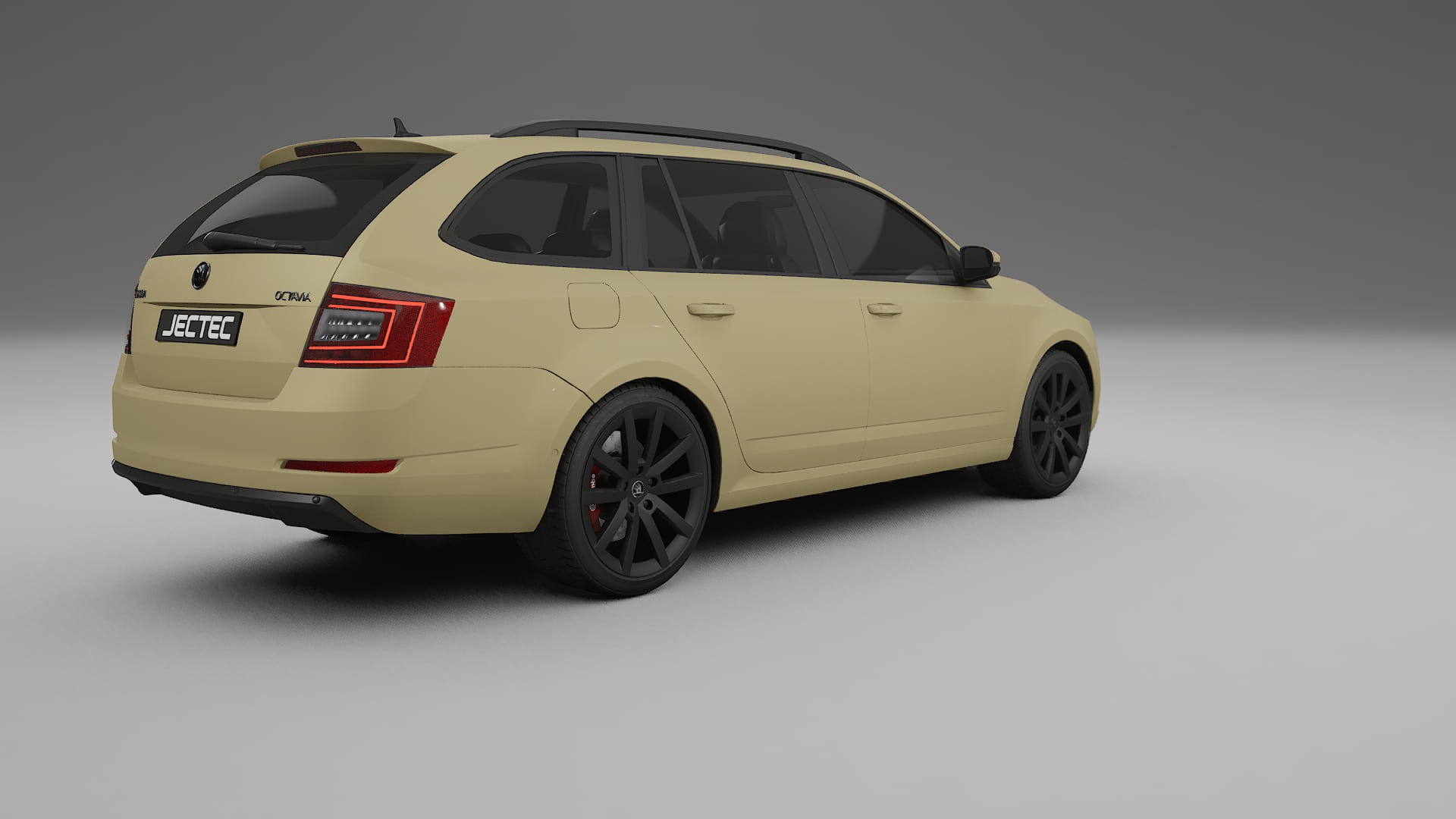 Škoda Octavia combi 5E TPU Lackskyddsfilm | SAND Färgskiftande PPF – Komplett Förskuret Kit