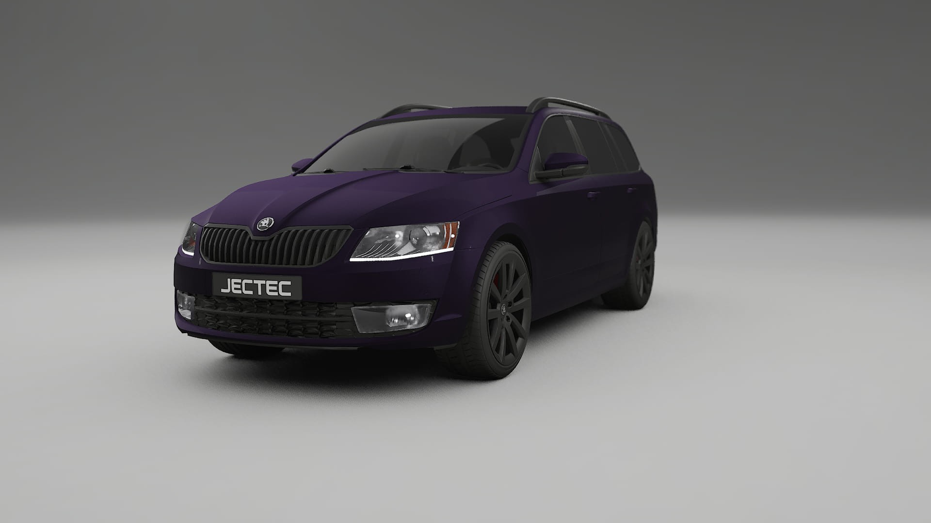 Škoda Octavia combi 5E TPU Lackskyddsfilm | VIOLET Färgskiftande PPF – Komplett Förskuret Kit