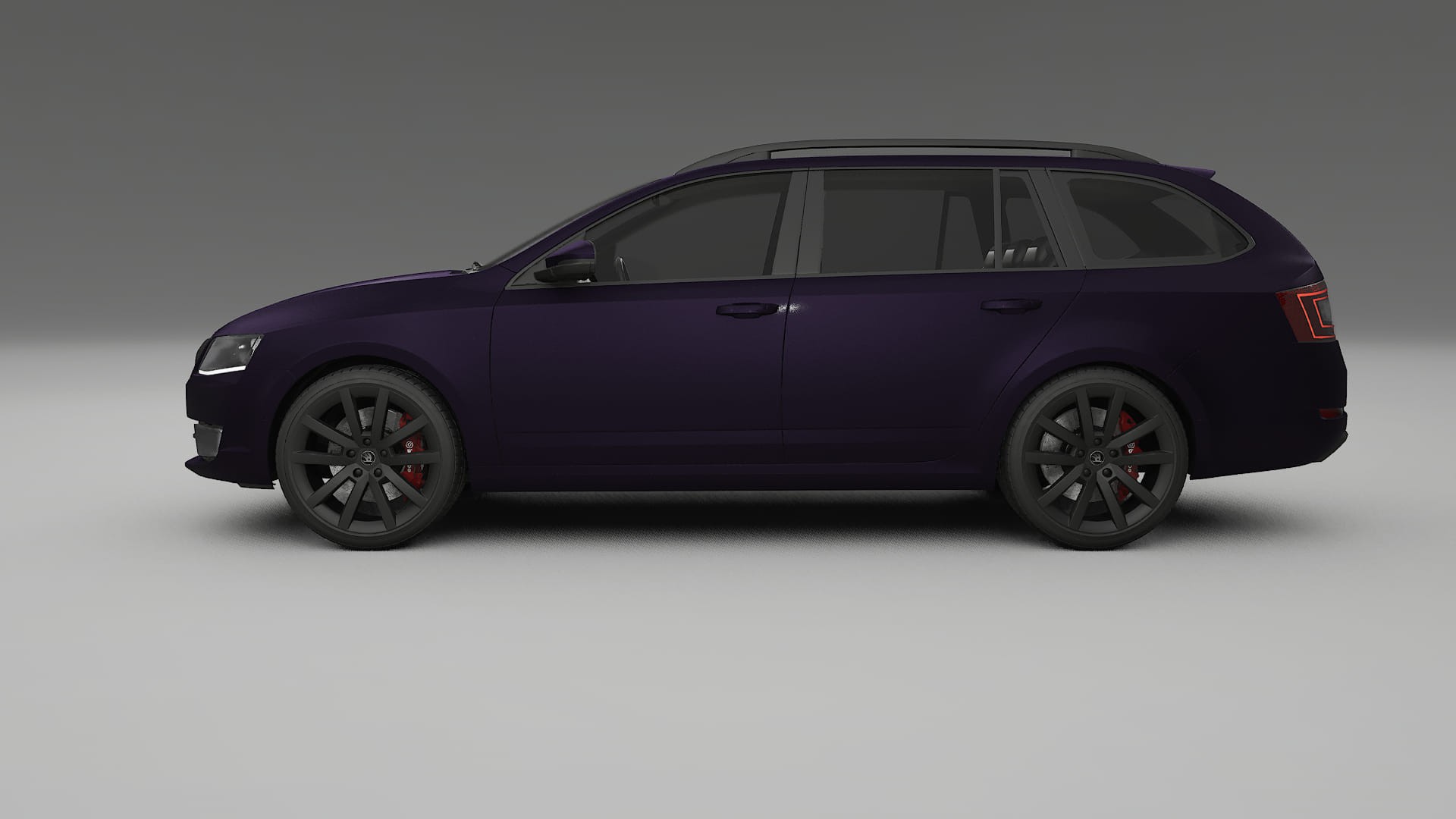 Škoda Octavia combi 5E TPU Lackskyddsfilm | VIOLET Färgskiftande PPF – Komplett Förskuret Kit